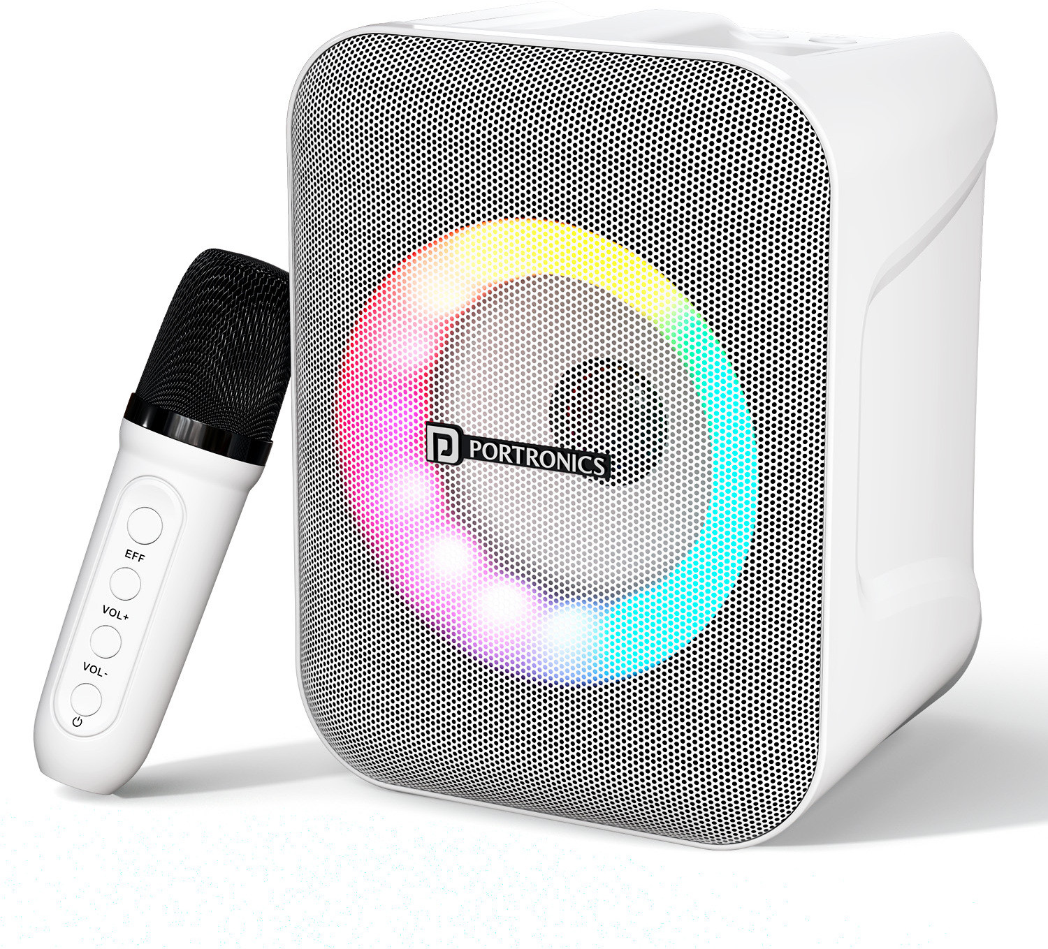 Image of Portronics Apollo One 20W Bluetooth Portable Speaker With Wireless Karaoke Mic,5Hr Playtime 20 W Bluetooth Speaker