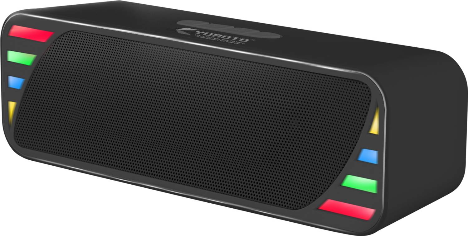 YOROTO Wireless Speaker With RGB Light, Superior Sound and Punchy