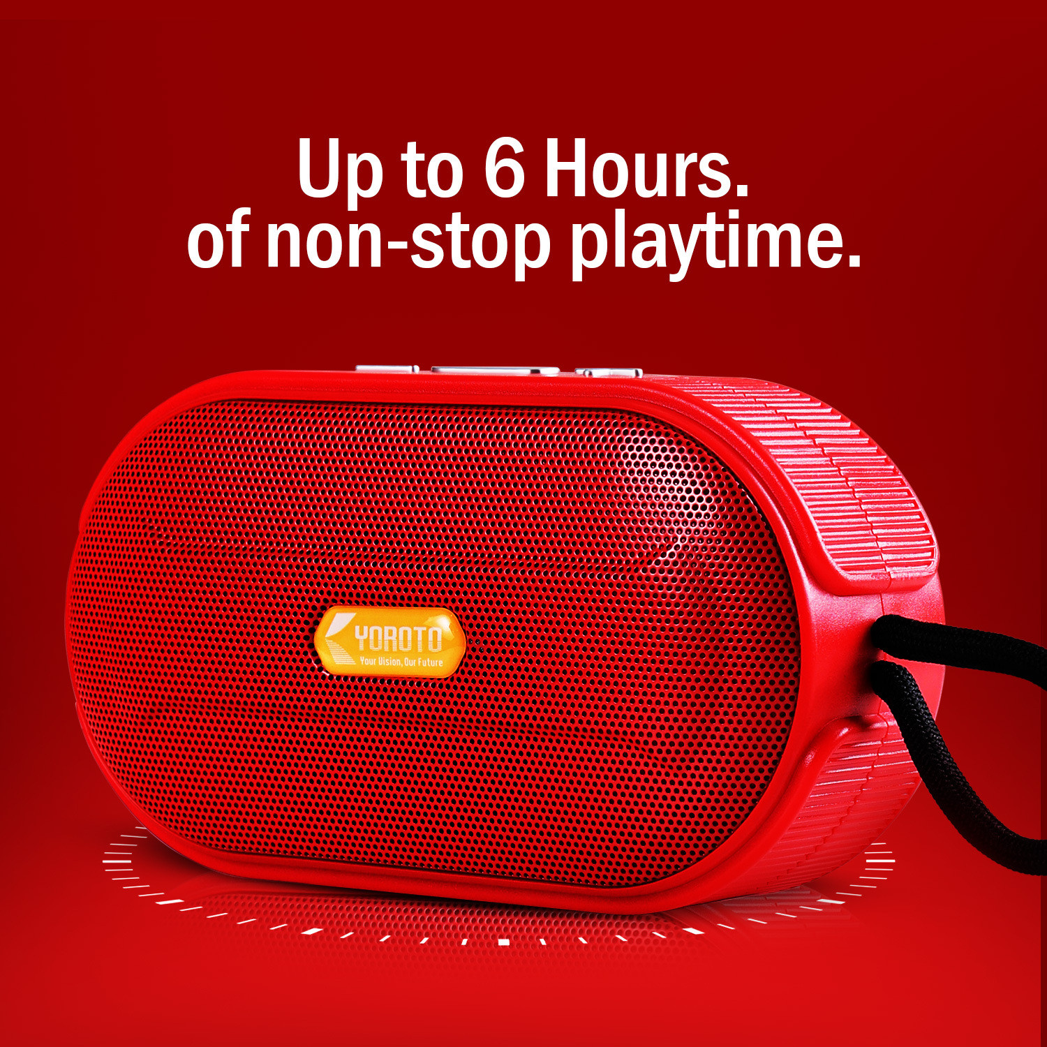 Image of YOROTO Wireless Portable Speaker, Super HD Sound and Deep Heavy Bass 12 W Bluetooth Speaker