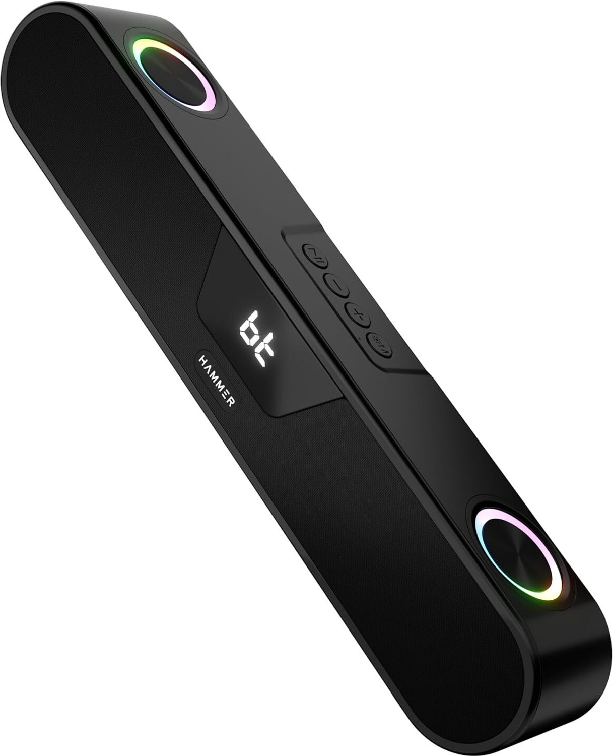 Image of BEATBOX 24W Output, RGB Lights, AUX, TWS Connectivity, Upto 8Hr Playtime by HAMMER 120 W Bluetooth Speaker