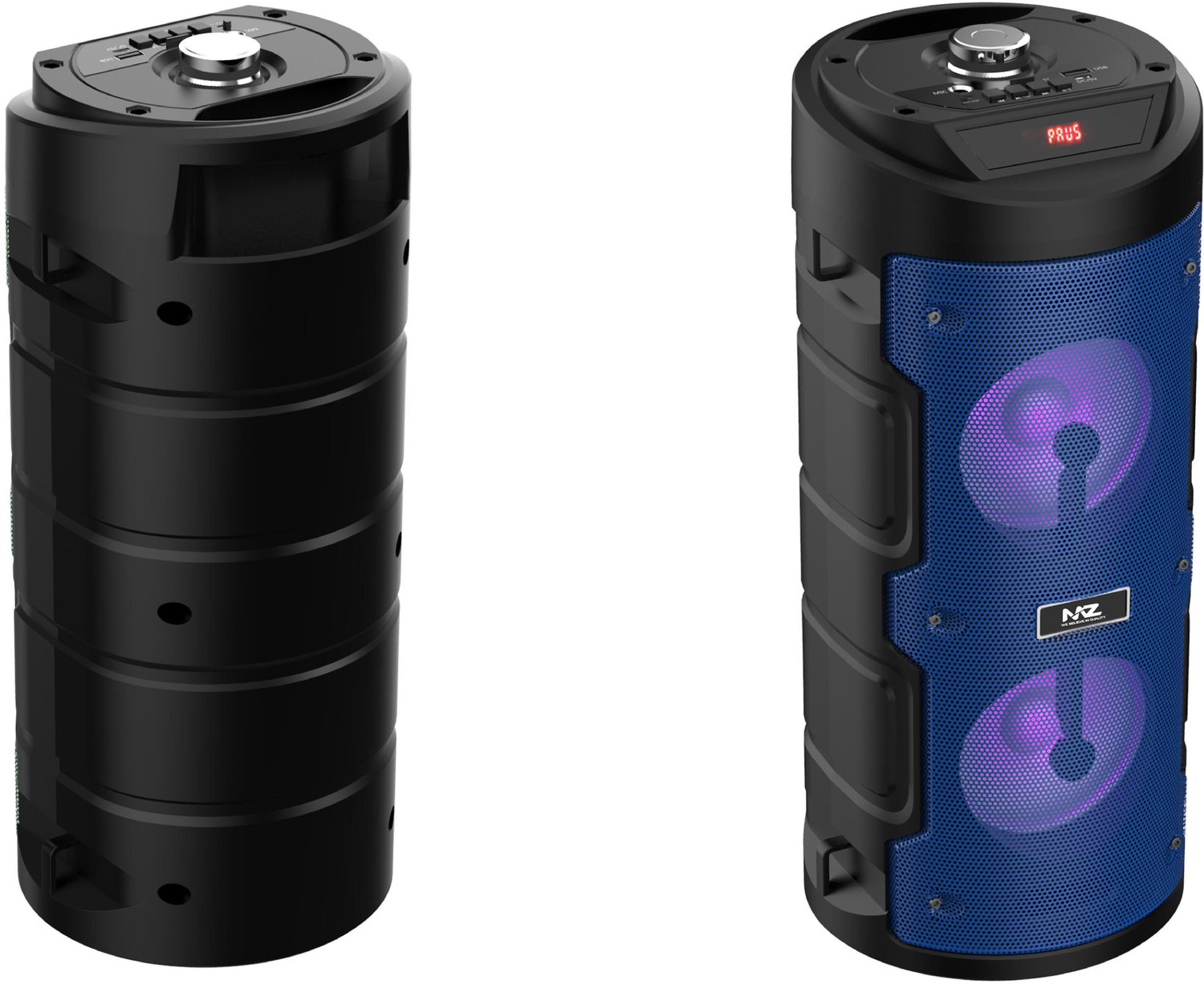 Image of MZ M302 (PORTABLE KAROAKE SPEAKER)Dynamic Thunder Sound With Karaoke Mic 4 X 2 Inch 10 W Bluetooth Speaker