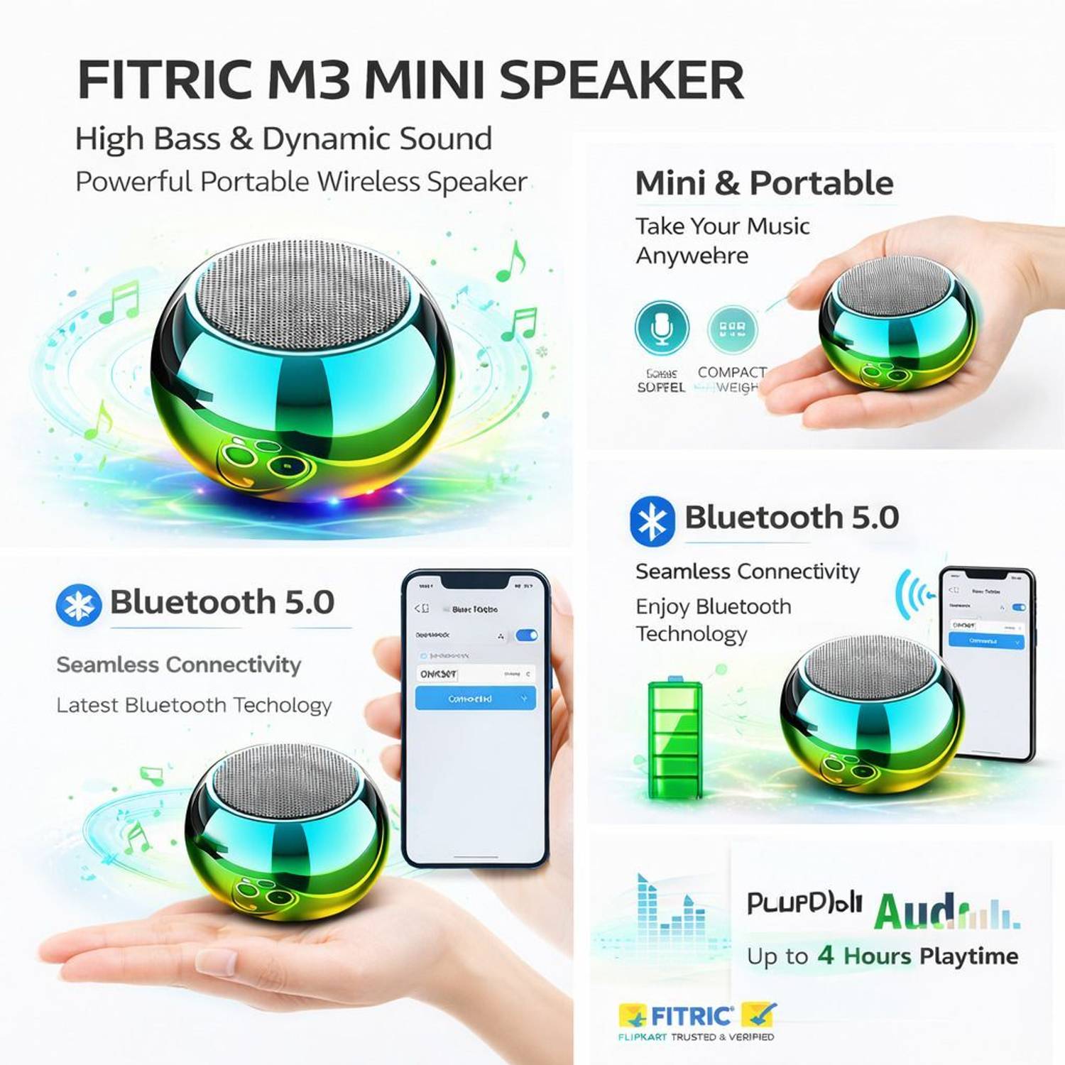 NAMAN Smart Speaker with Google, Alexa & Siri - Image 3