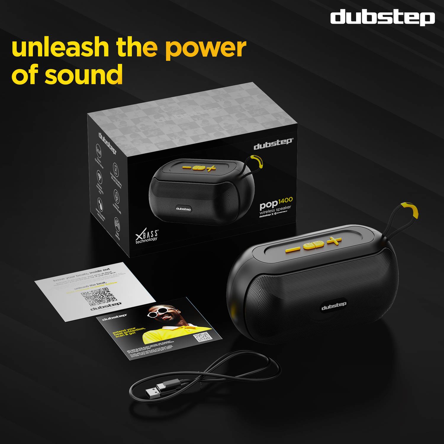 Dubstep Pop 1400 14W Bluetooth Speaker - Image 4