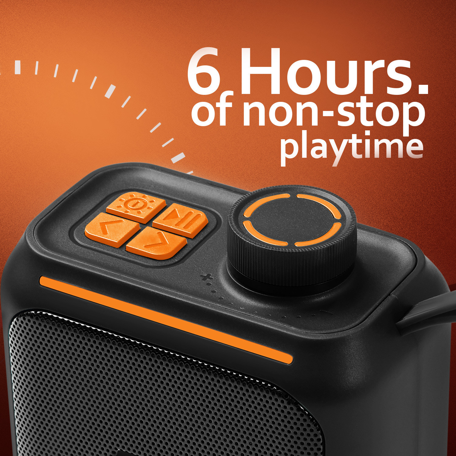 Image of YOROTO High Power Wireless Speaker with Thunder Bass, HD Stereo Sound, 6H Playtime 12 W Bluetooth Speaker