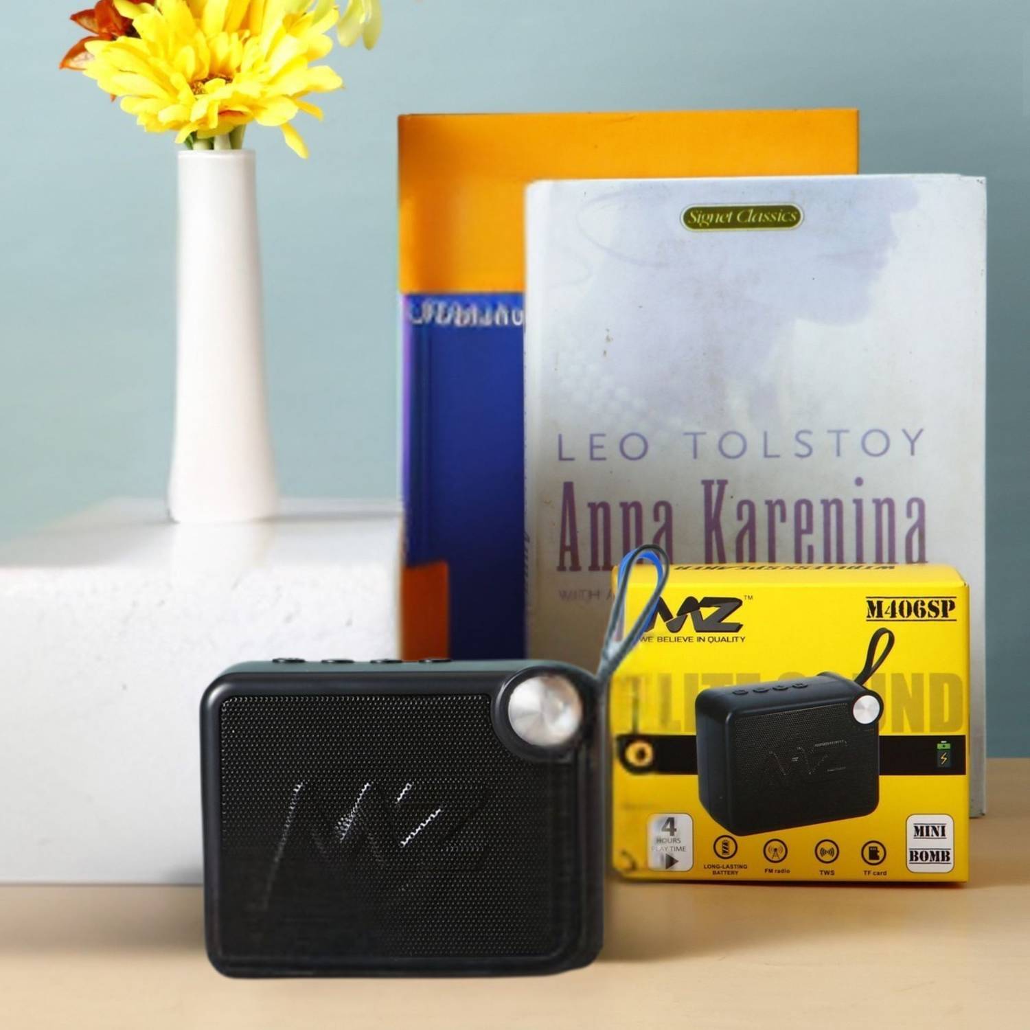 Buy MZ M406SP (PORTABLE BLUETOOTH SPEAKER) Dynamic Thunder Sound