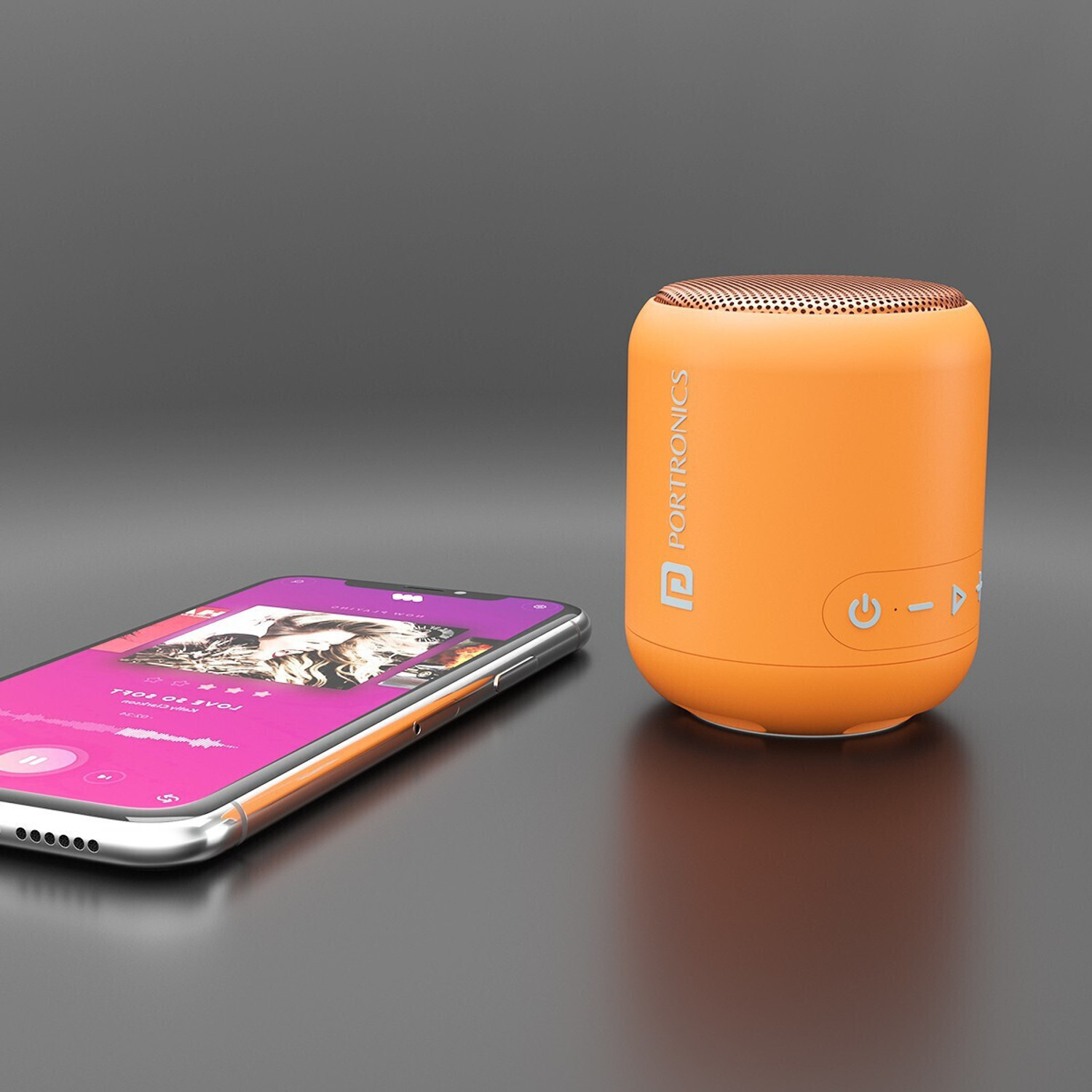 Image of Portronics SoundDrum 1 TWS Portable & Type C Charging 12 W Bluetooth Speaker
