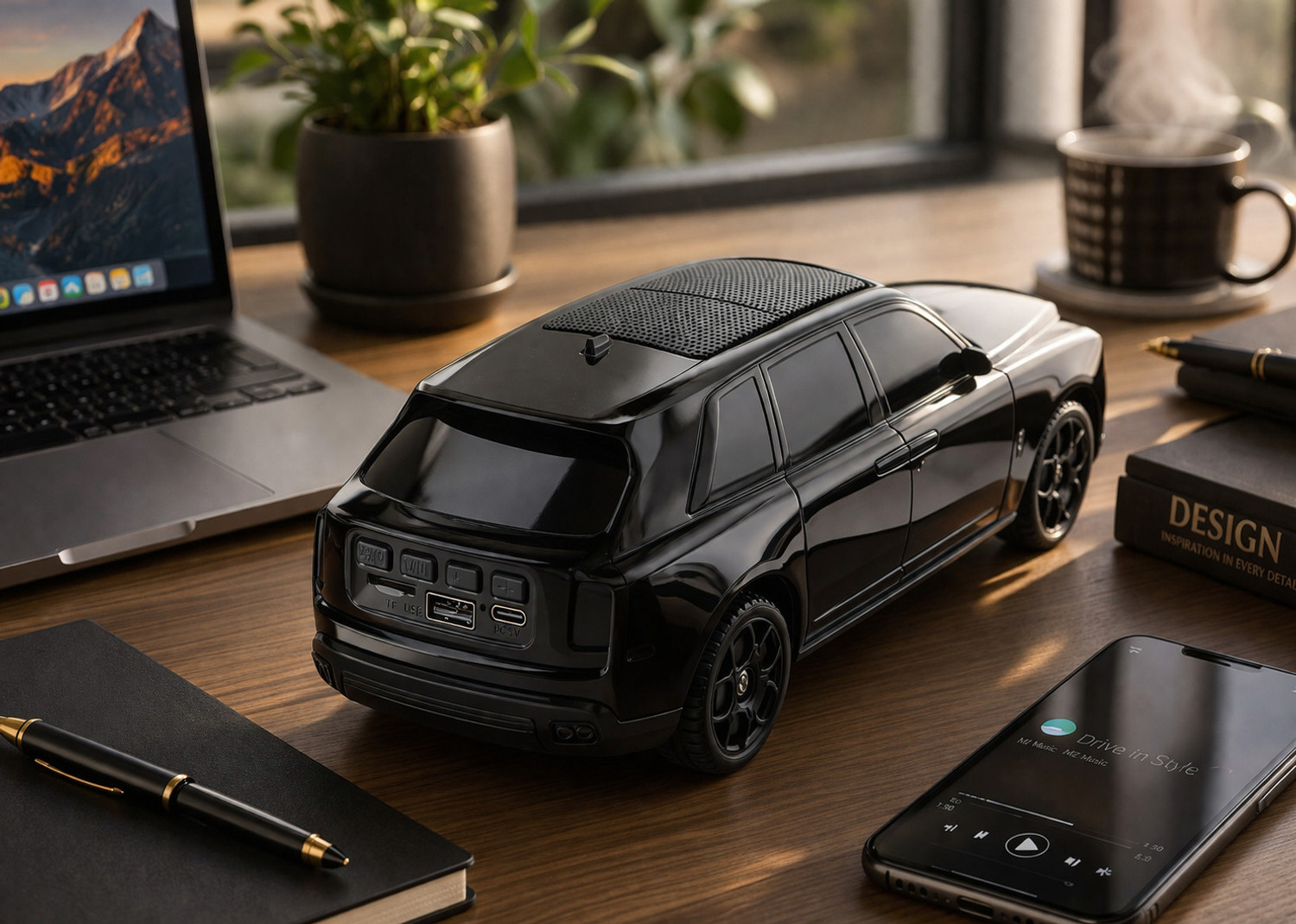 Image of MZ (PORTABLE BLUETOOTH SPEAKER) Dynamic Thunder Sound Auto Series 5 W Bluetooth Speaker