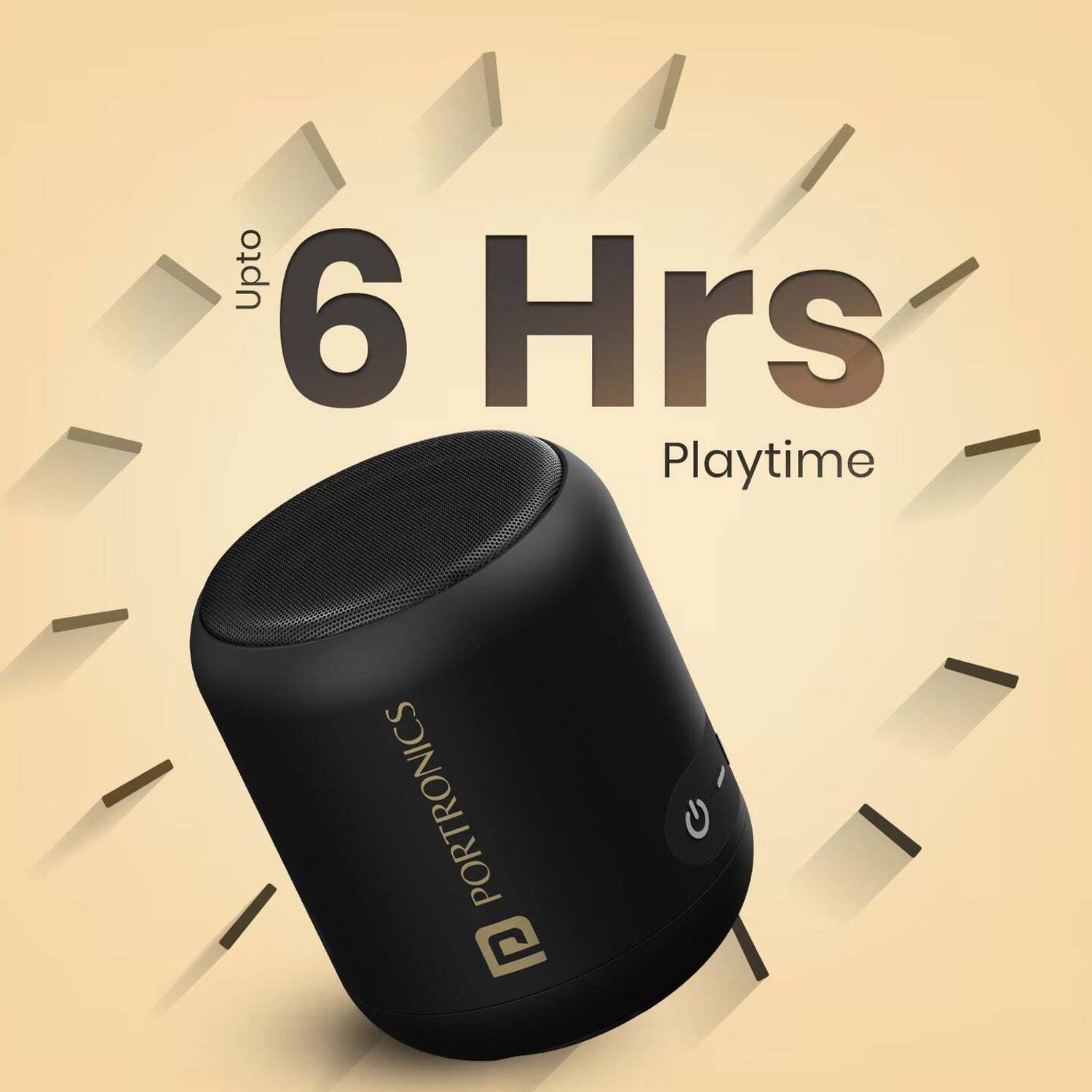 Portronics SoundDrum 1 12W Bluetooth Speaker - Image 2