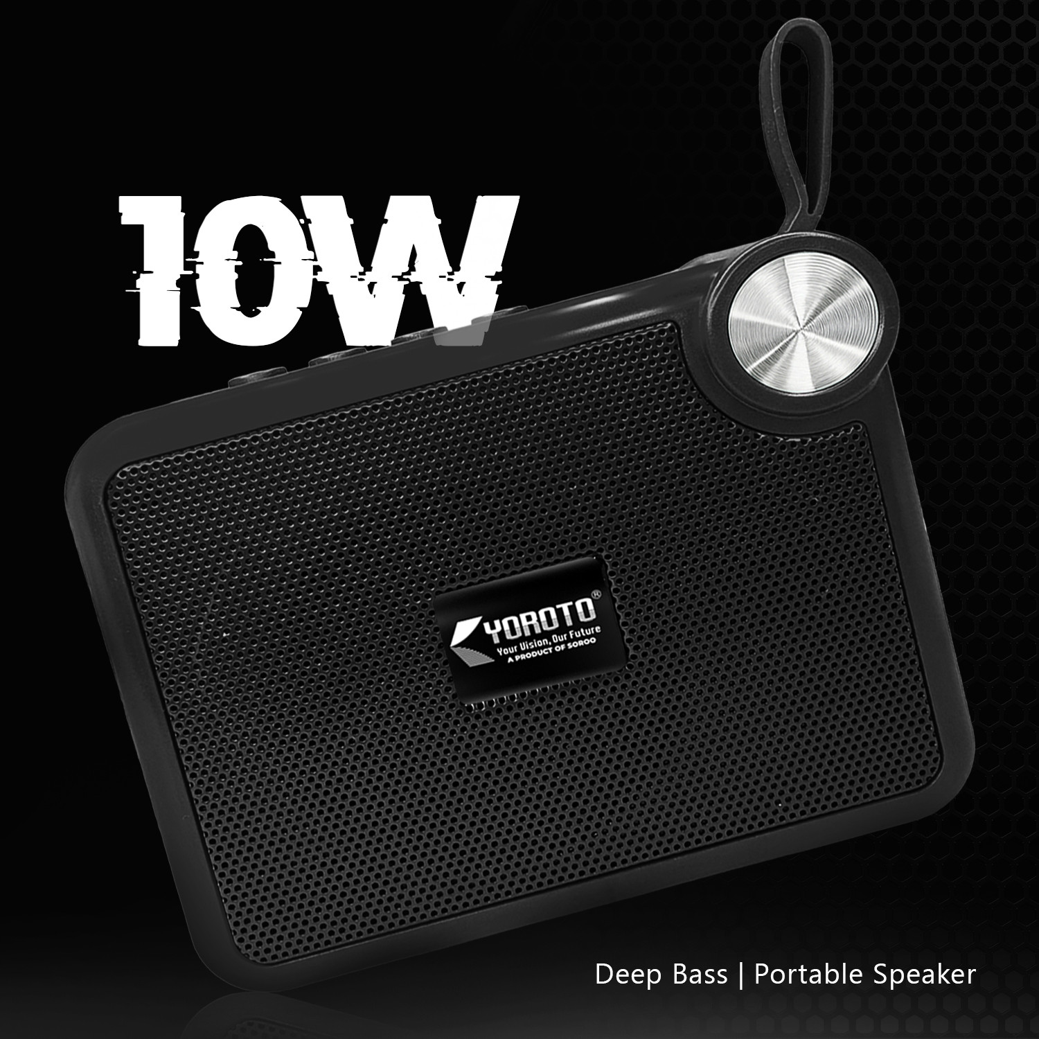 Image of YOROTO High Power Sound Speaker with Extra Bass Boost 10 W Bluetooth Speaker