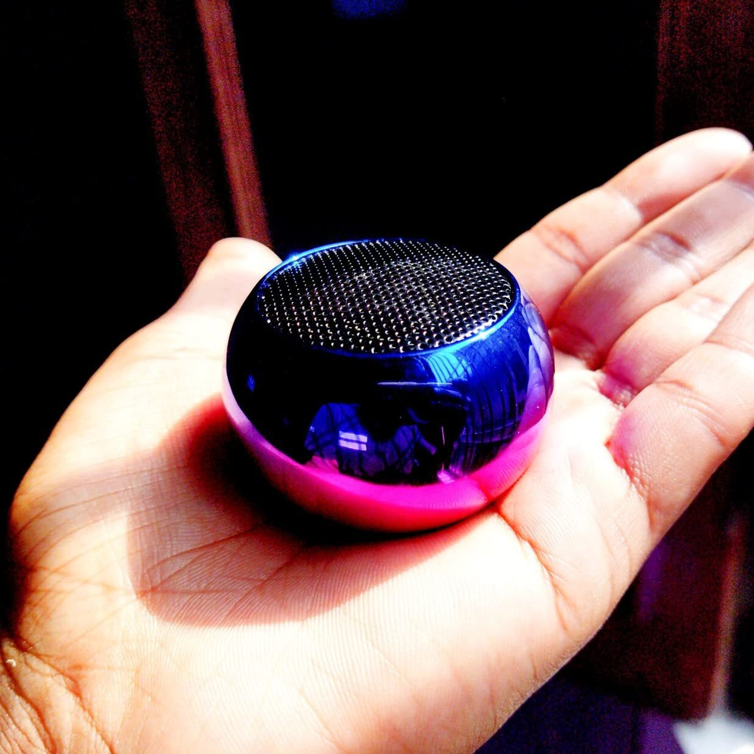 Image of Jinisha M3 Mini Boost 4 3D Mini Round Steel Bluetooth Speaker Radio 60 W Bluetooth Speaker (Multicolor, 4.1 Channel)