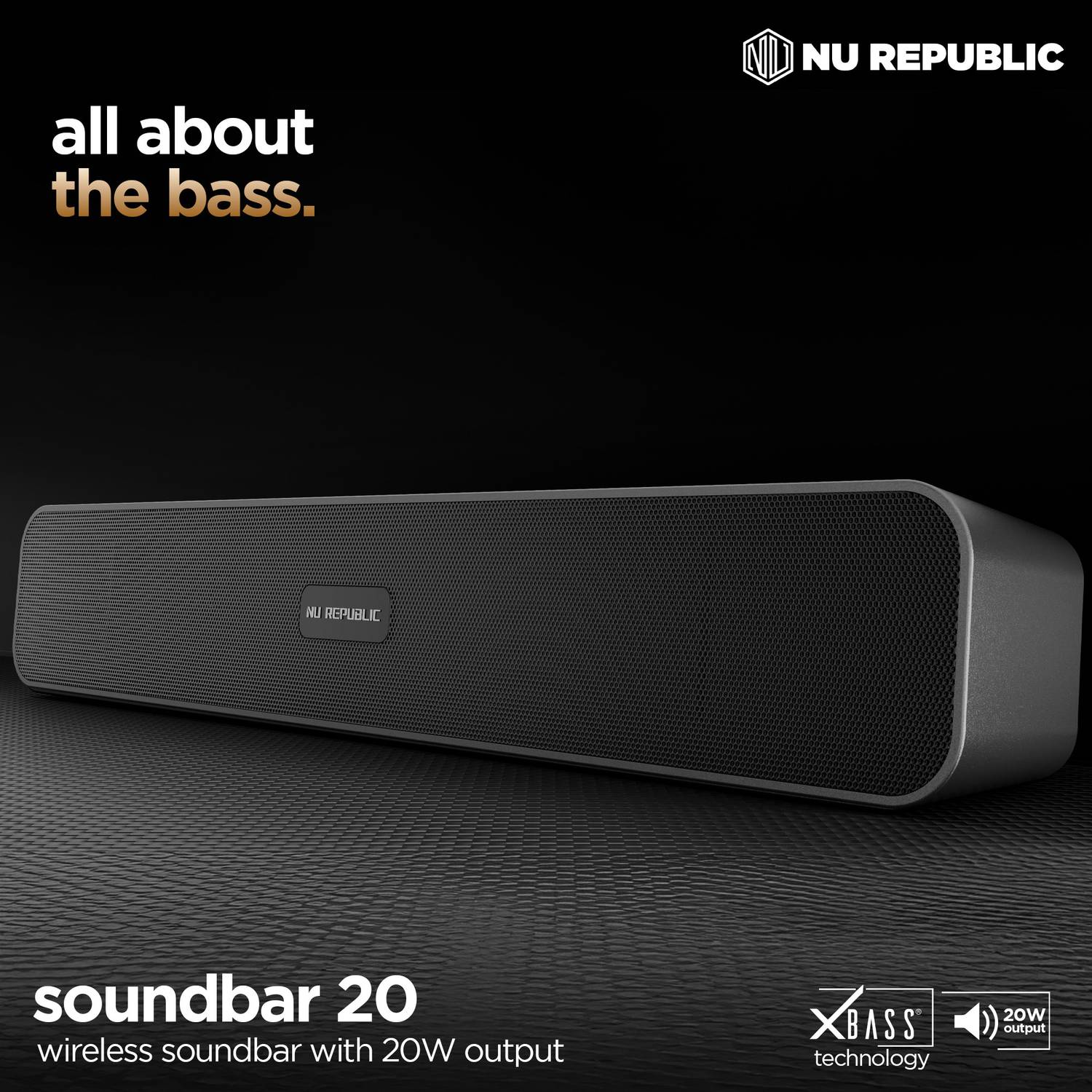 Nu Republic 20 12hr Bluetooth Speaker - Image 2