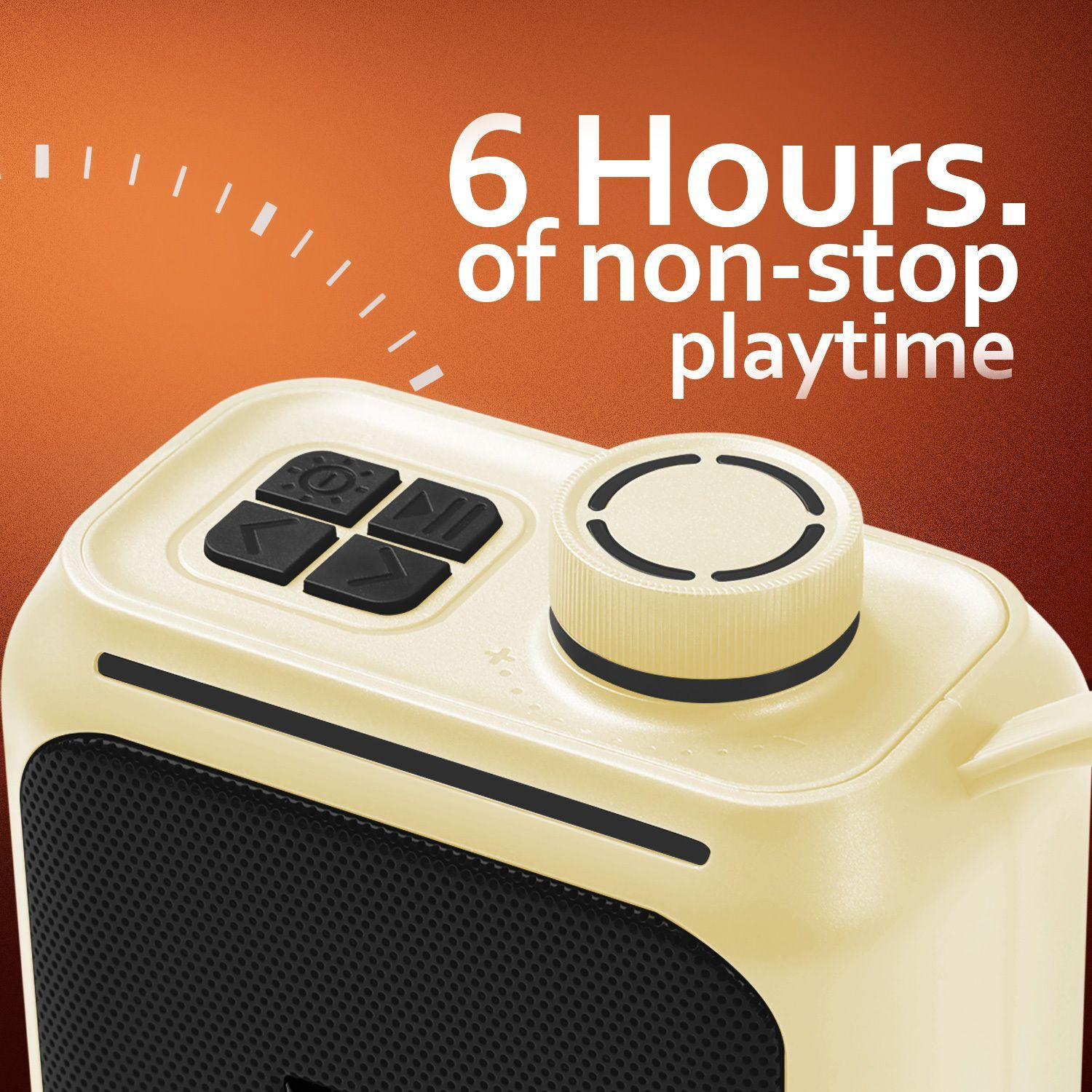 Image of YOROTO High Power Wireless Speaker with Thunder Bass, HD Stereo Sound, 6H Playtime 12 W Bluetooth Speaker