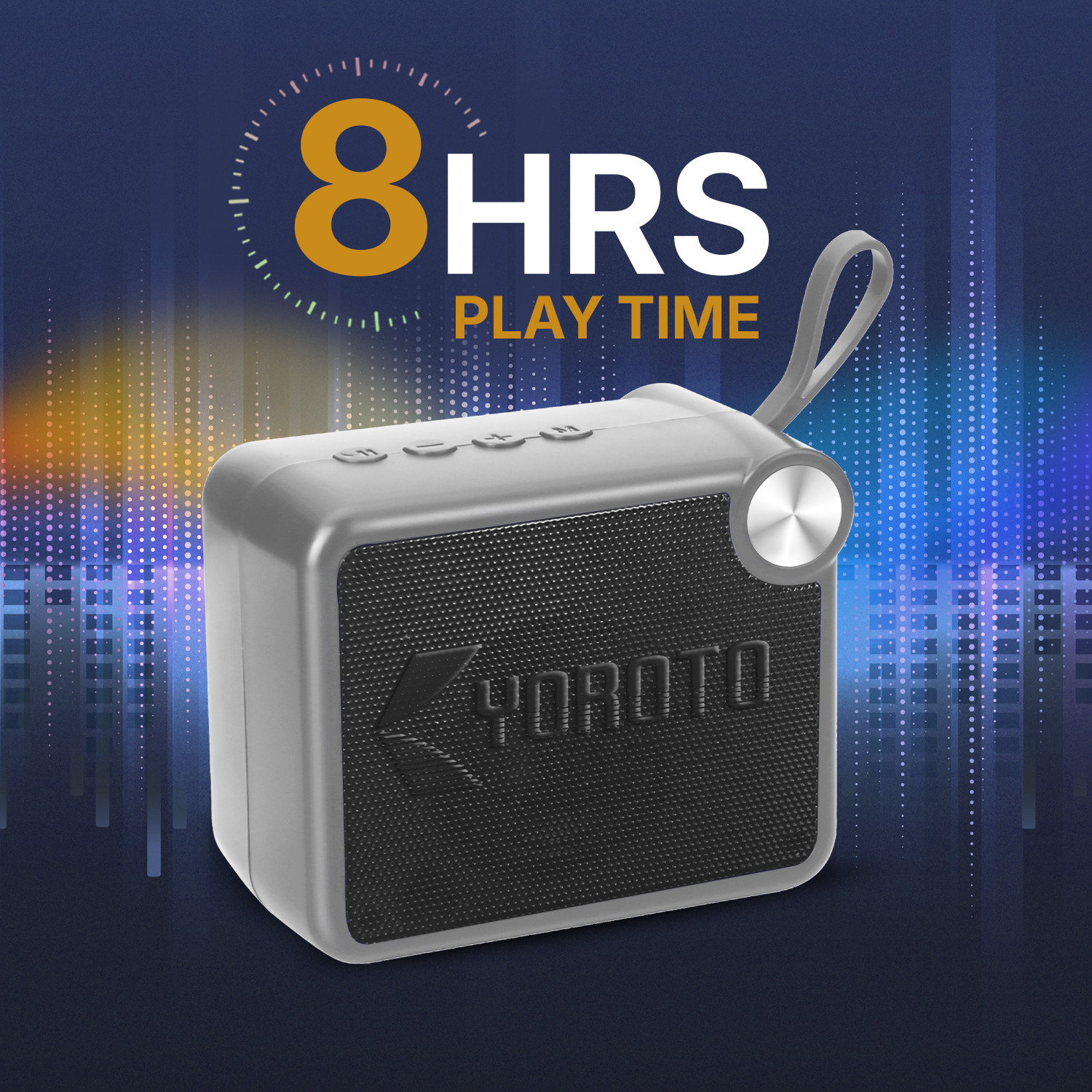 Image of YOROTO YO-336BT Portable Thunder Sound With High Bass 10 W Bluetooth Speaker