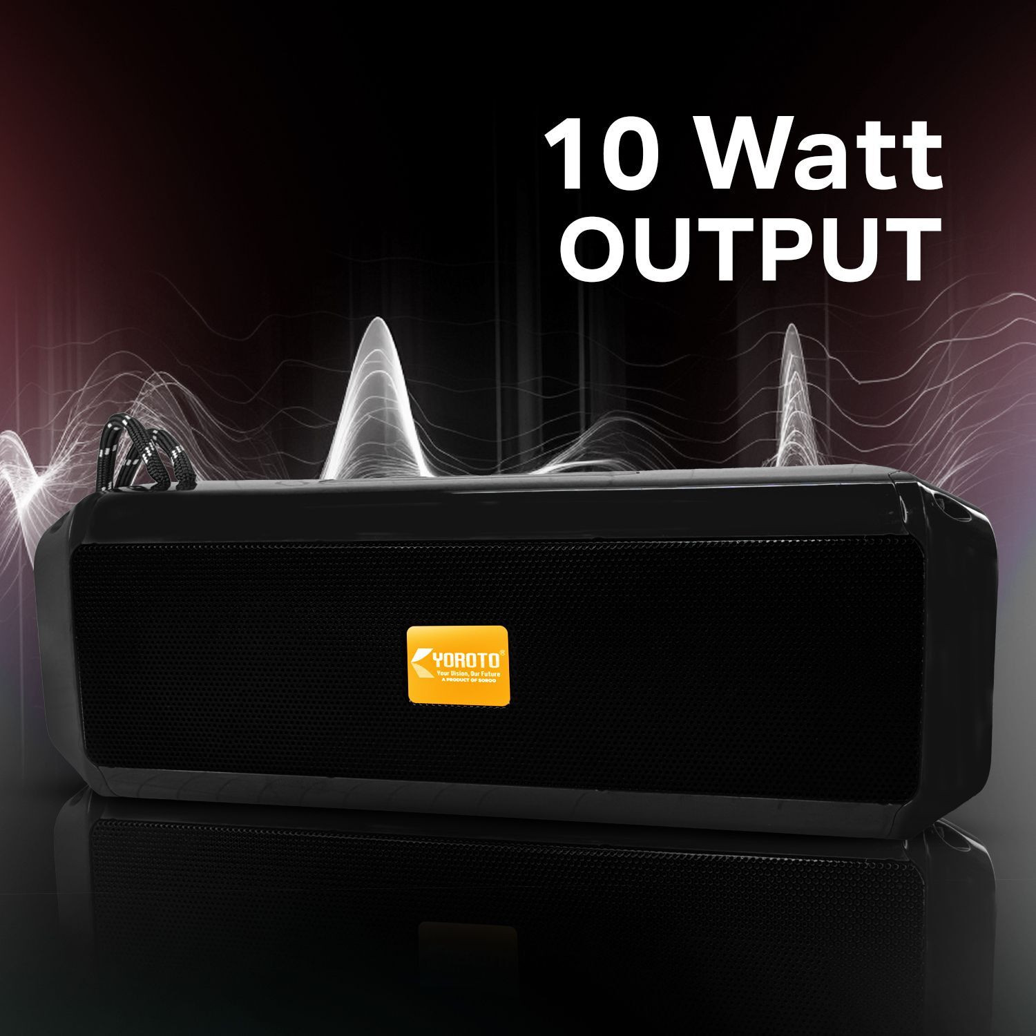 Image of YOROTO Wireless Speaker With RGB Light, Super Sound and Thunder Bass 16 W Bluetooth Speaker