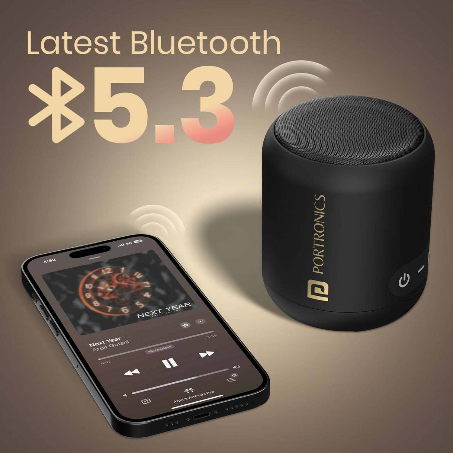 Portronics SoundDrum 1 12W Bluetooth Speaker - Image 3