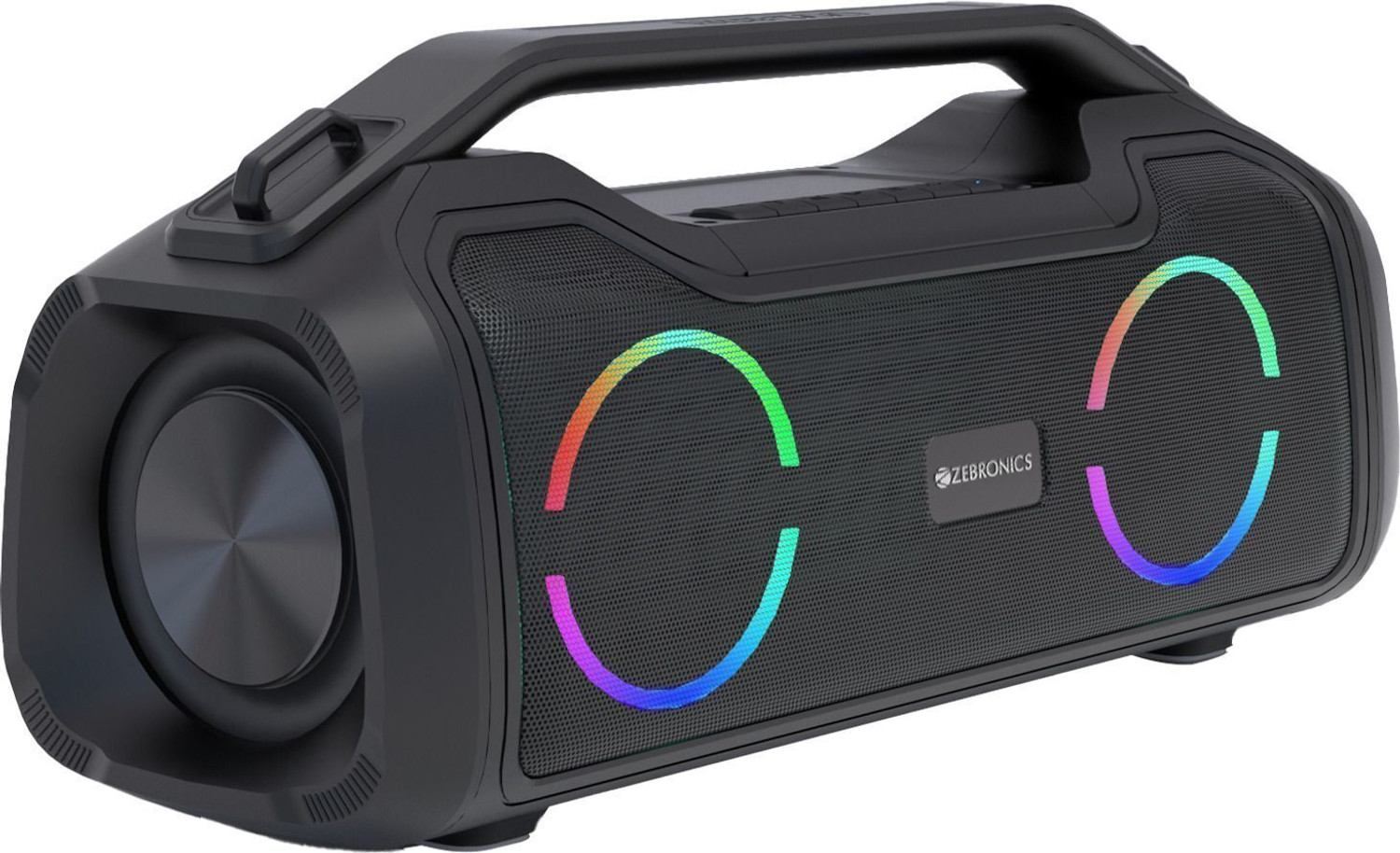 Image of ZEBRONICS Sound Feast 500, BTv5.0, 9h backup, TWS mode, AUX, mSD 70 W Bluetooth Party Speaker
