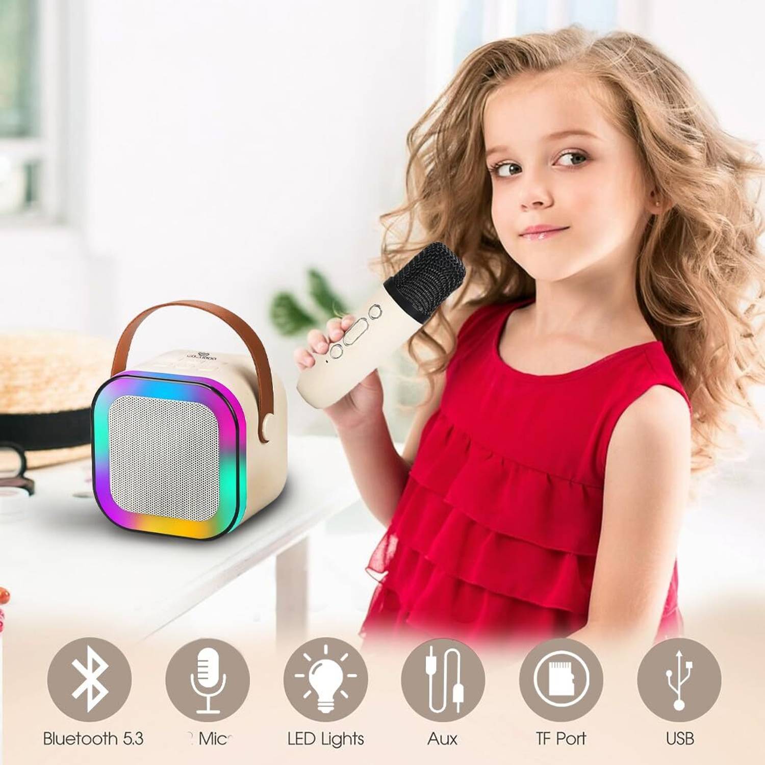 ADC Wireless Karaoke Mic with Bluetooth Speaker - Image 2