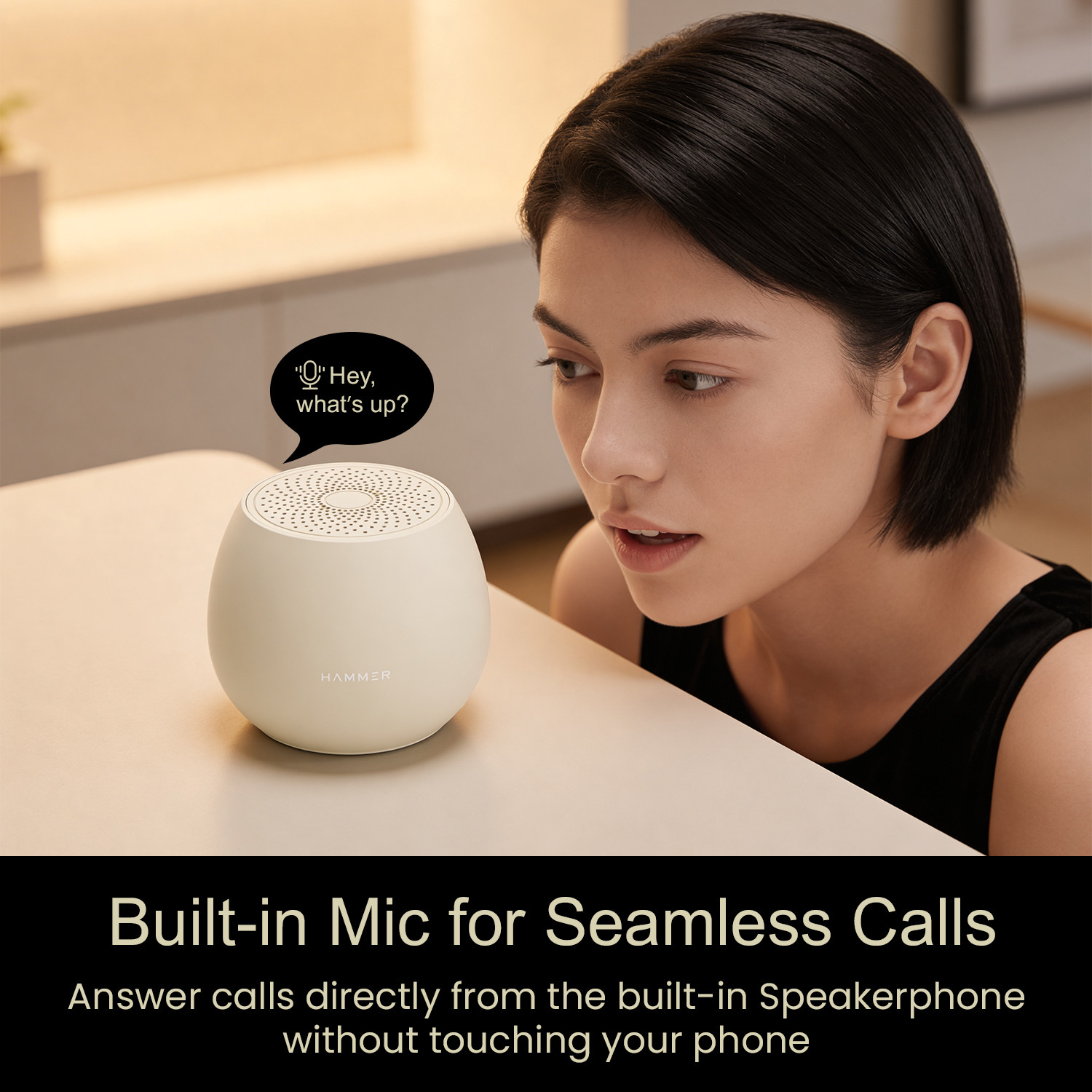 Image of Hammer Drop X1 5W Bluetooth Speaker with Twin Pairing, 100H StandBy Time, 52mm Drivers 5 W Bluetooth Speaker
