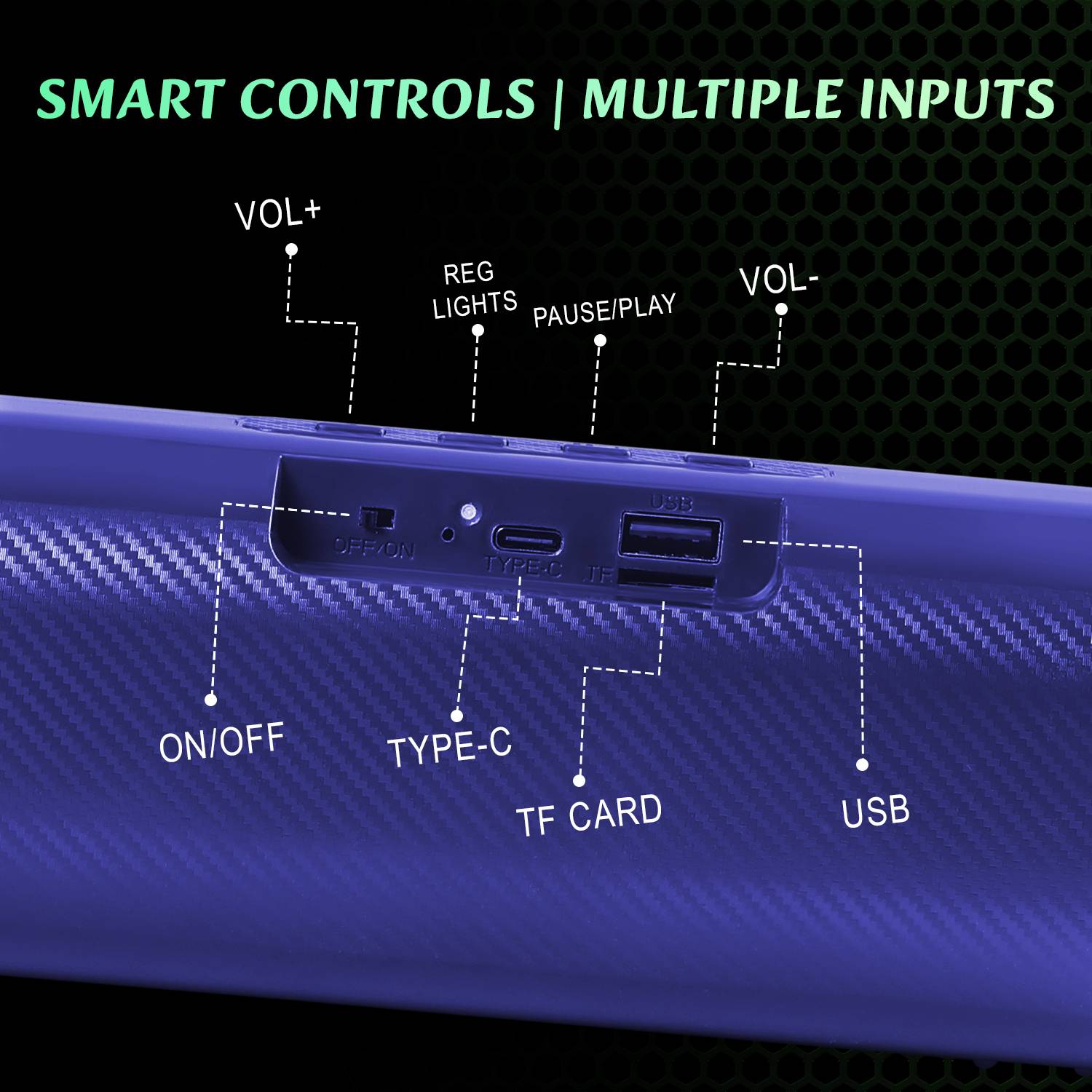 YOROTO YO-430 16W Bluetooth Speaker - Image 4
