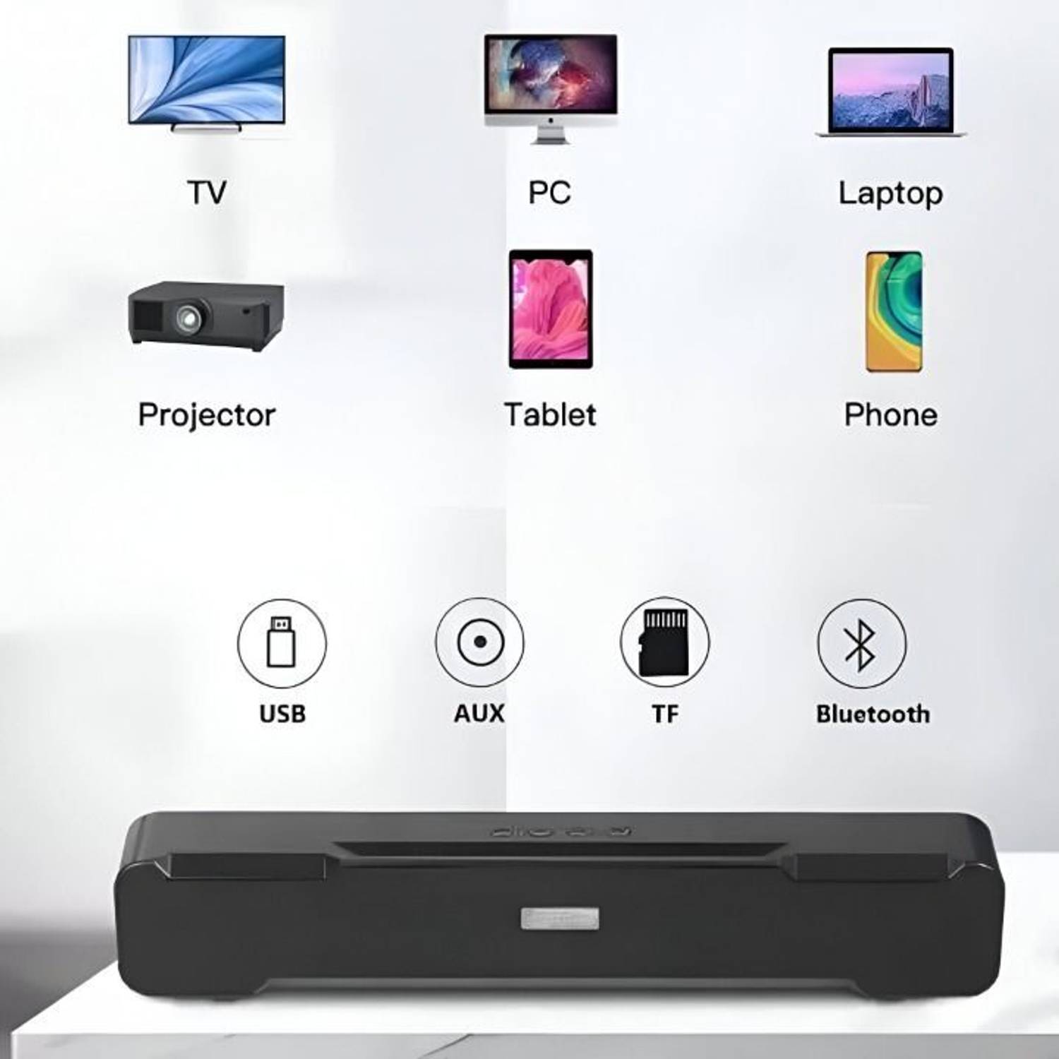 BASS BLING 10W Bluetooth Soundbar - Image 3