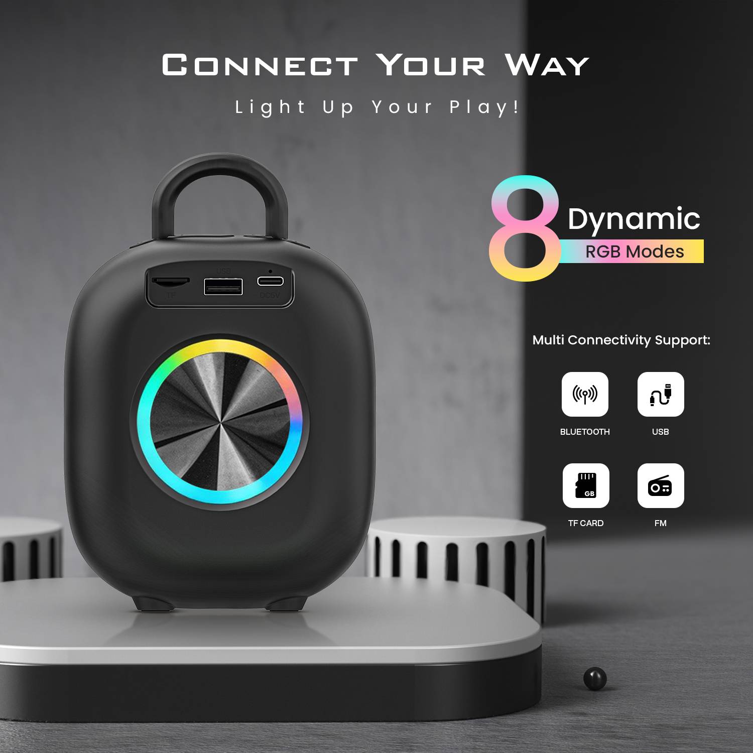 Mozu Bassmore X10 15W Bluetooth Speaker - Image 3