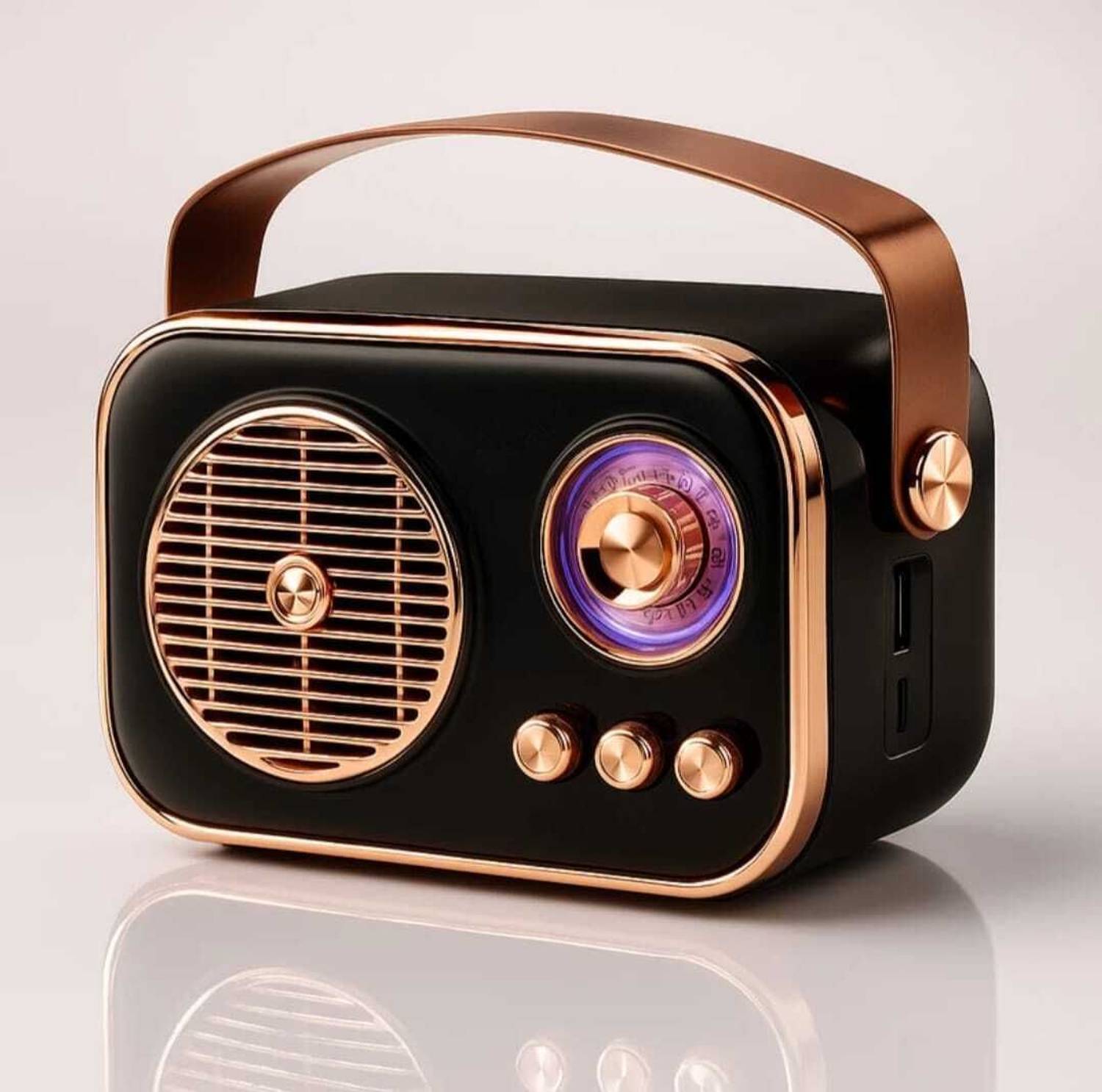 JAXTER Mini Retro Radio Bluetooth Speaker 8W - Image 1