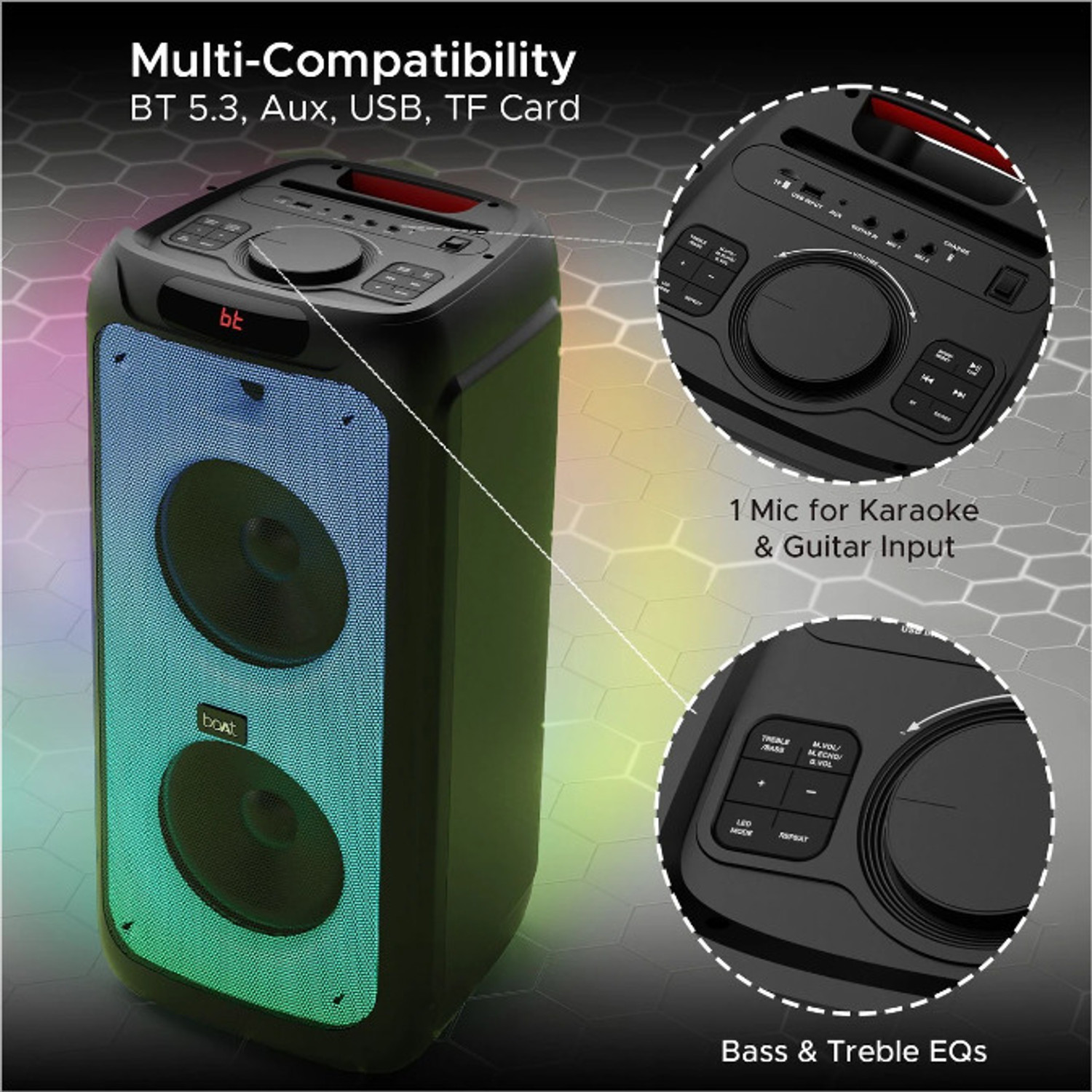 Image of boAt Partypal 390 /PartyPal 400 159 W Bluetooth Speaker