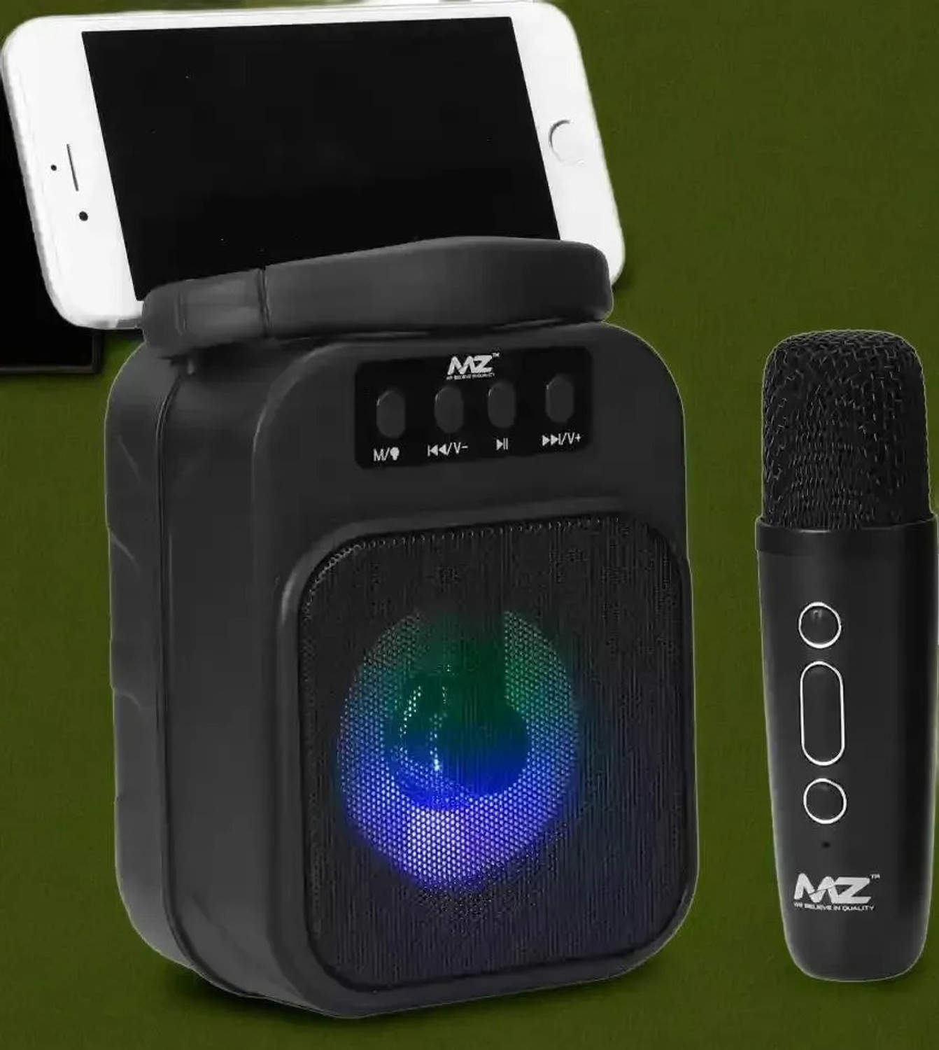 Image of Nilesawar A53 M53VP (PORTABLE BLUETOOTH KARAOKE SPEAKER) Wireless MIC with voice changer 6 W Bluetooth Speaker