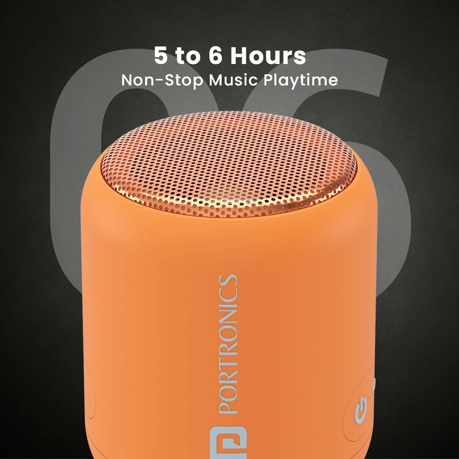 Image of Portronics SoundDrum 1 TWS Portable & Type C Charging 12 W Bluetooth Speaker