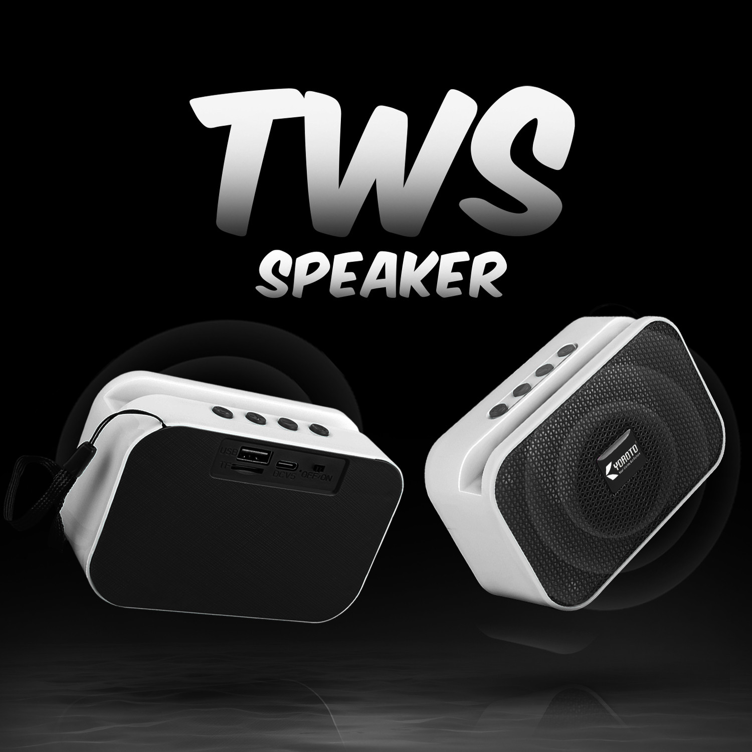 Image of YOROTO RGB Portable Speaker With Ultra Thunder Sound and High Bass 10 W Bluetooth Speaker