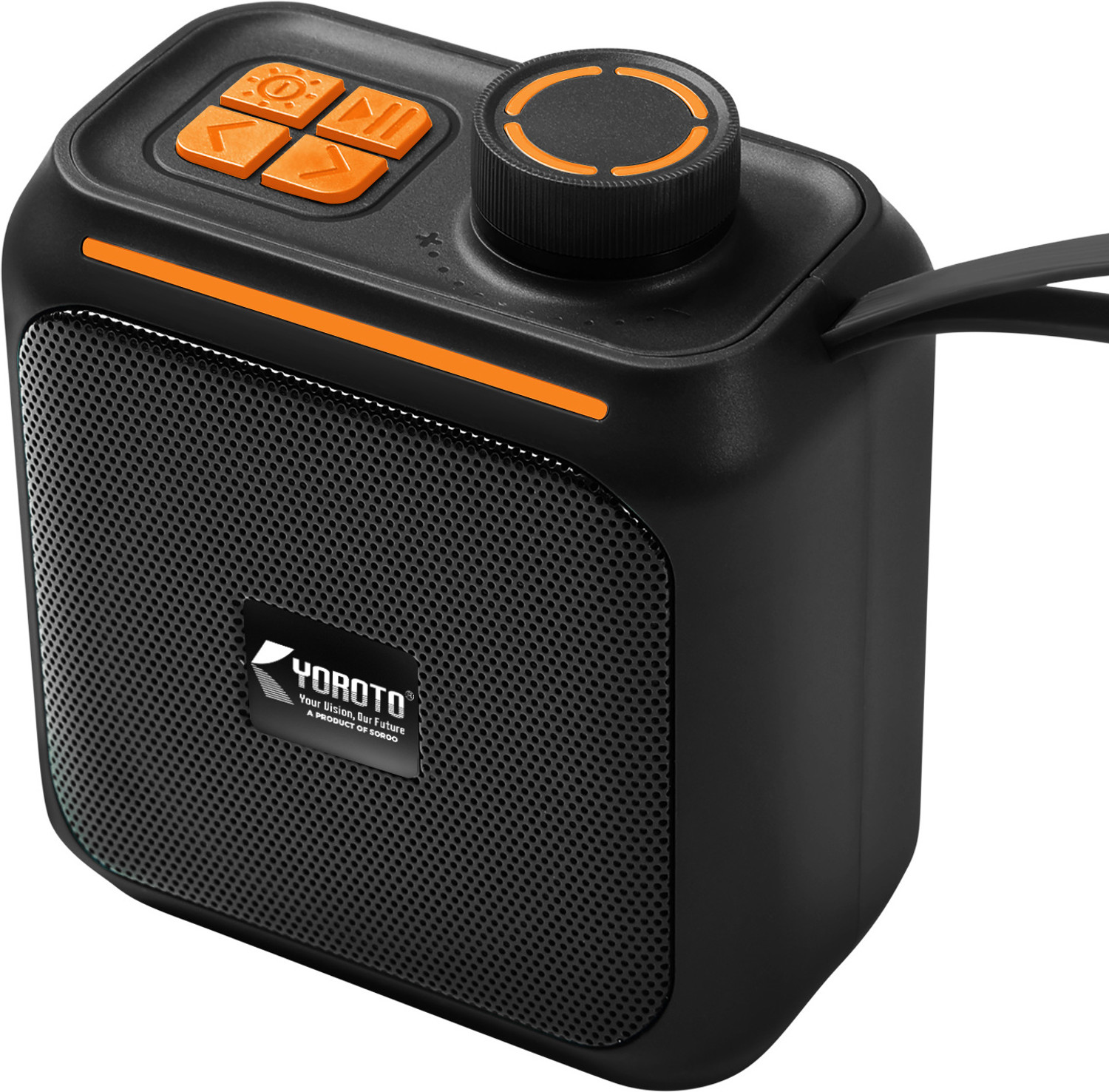 Image of YOROTO High Power Wireless Speaker with Thunder Bass, HD Stereo Sound, 6H Playtime 12 W Bluetooth Speaker