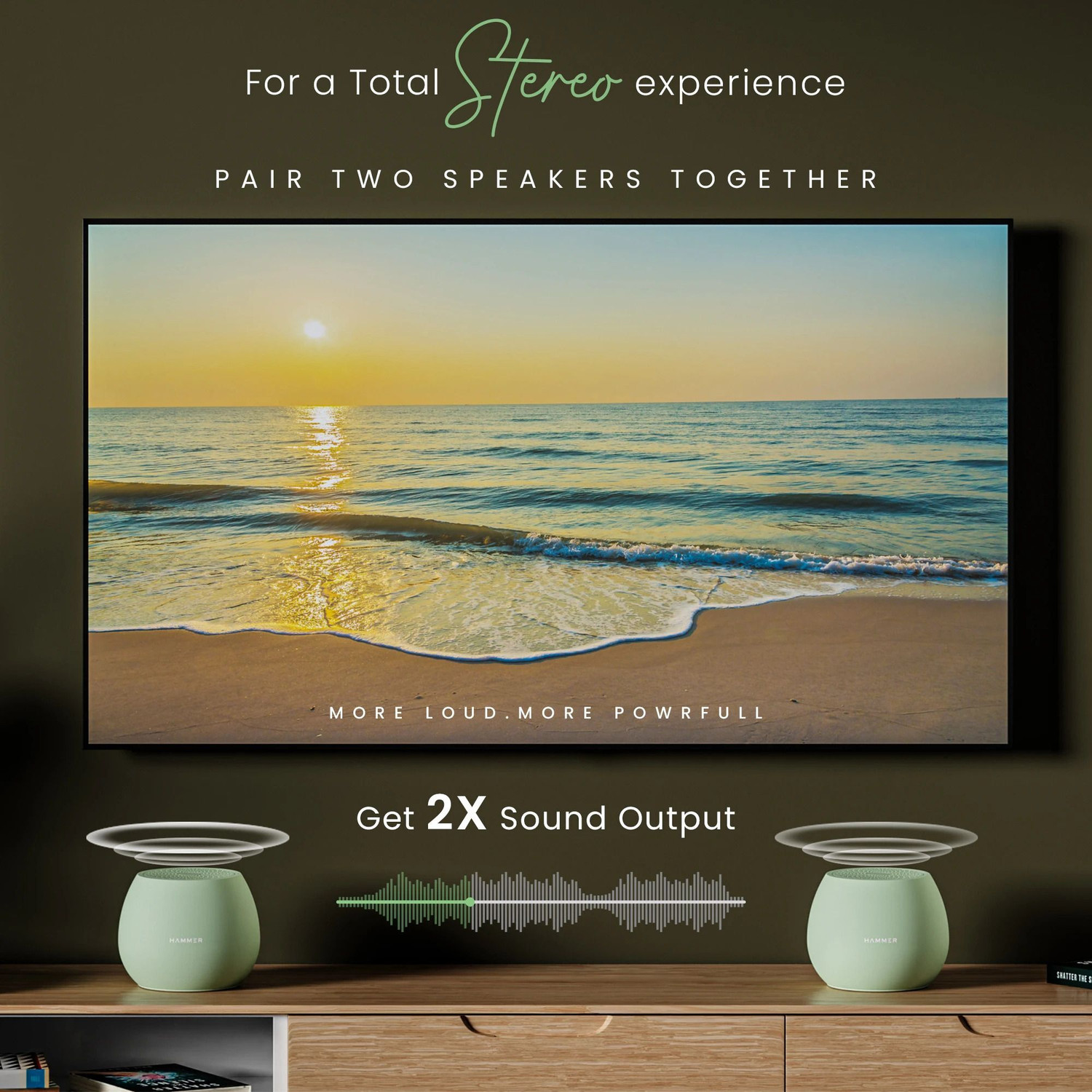 Image of Hammer Drop 5W Bluetooth Speaker with Twin Pairing, 100H StandBy Time, 52mm Drivers 5 W Bluetooth Speaker