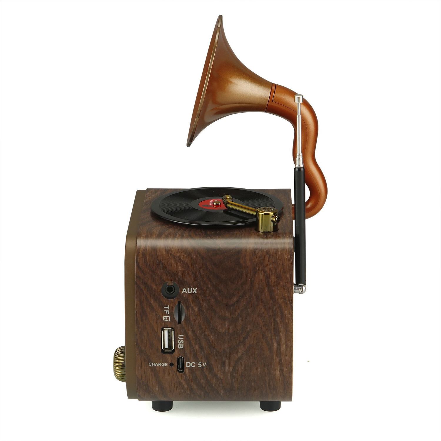 Image of MZ M427SP (RETRO RADIO SPEAKER) 1500mAh, Multi-Functional Features with High Power 5 W Bluetooth Speaker