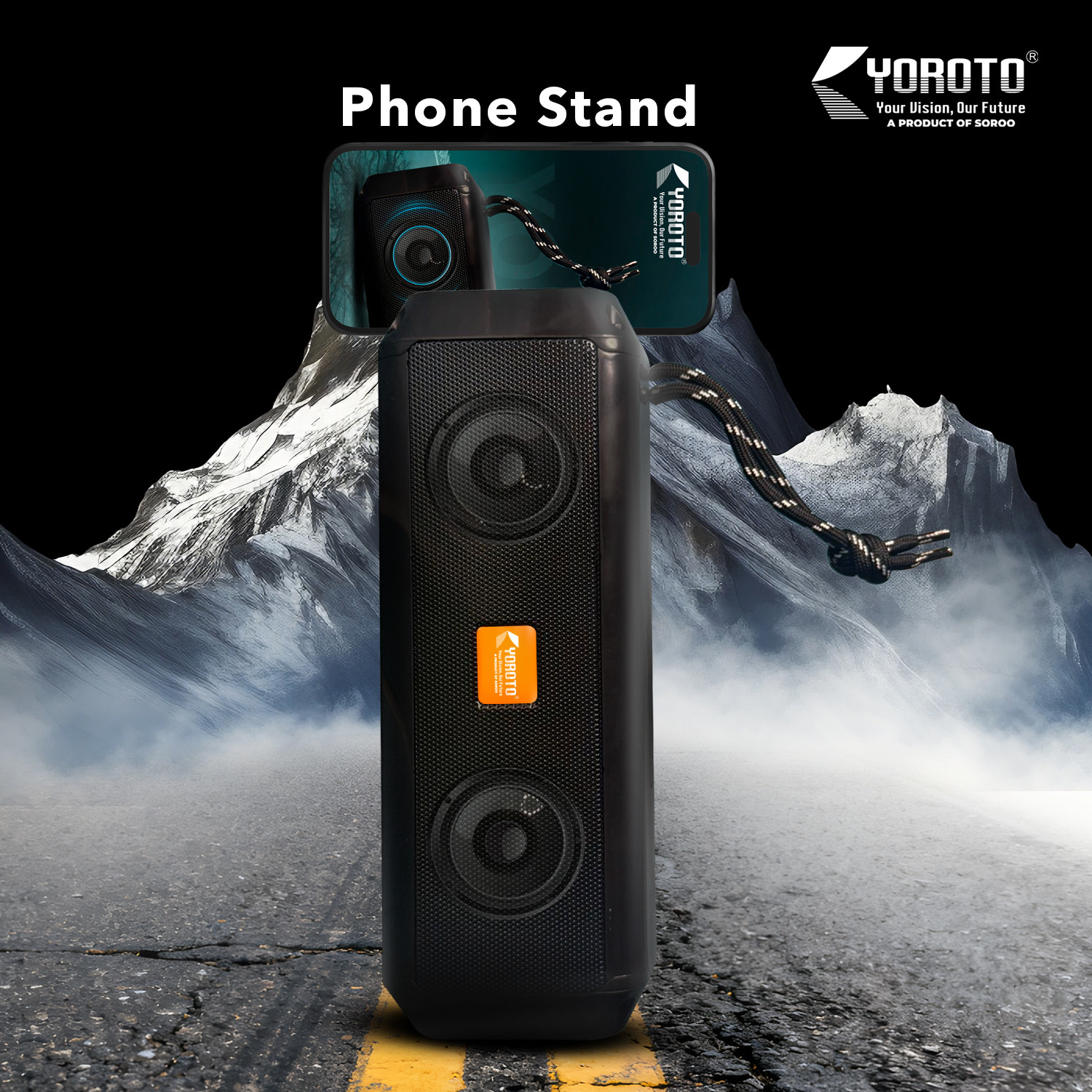 Image of YOROTO YO-412 Pro Wireless Speaker With RGB Light, Superior Sound and Thunder Bass 16 W Bluetooth Speaker