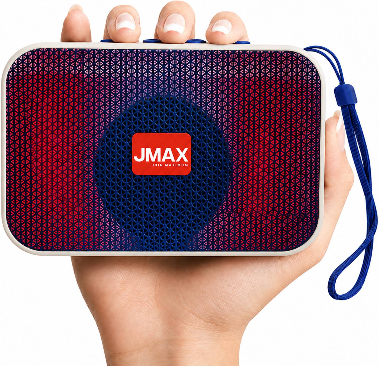 Jmax Portable Speaker With Thunder Sound and High Bass | Supports USB,Memory Card 7 W Bluetooth Speaker
