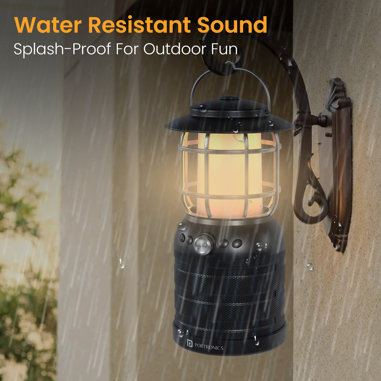 Image of Portronics iLumi II 16W HD Sound Bluetooth Speaker With LED Lamp,2 LED Lantern Lamp Mode 16 W Bluetooth Speaker