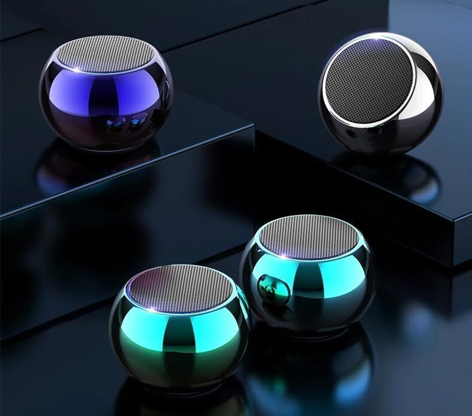 Image of kenvex Mini Wireless Bluetooth Speaker with Heavy Metal Electroplating /MINI-140 5 W Bluetooth Speaker