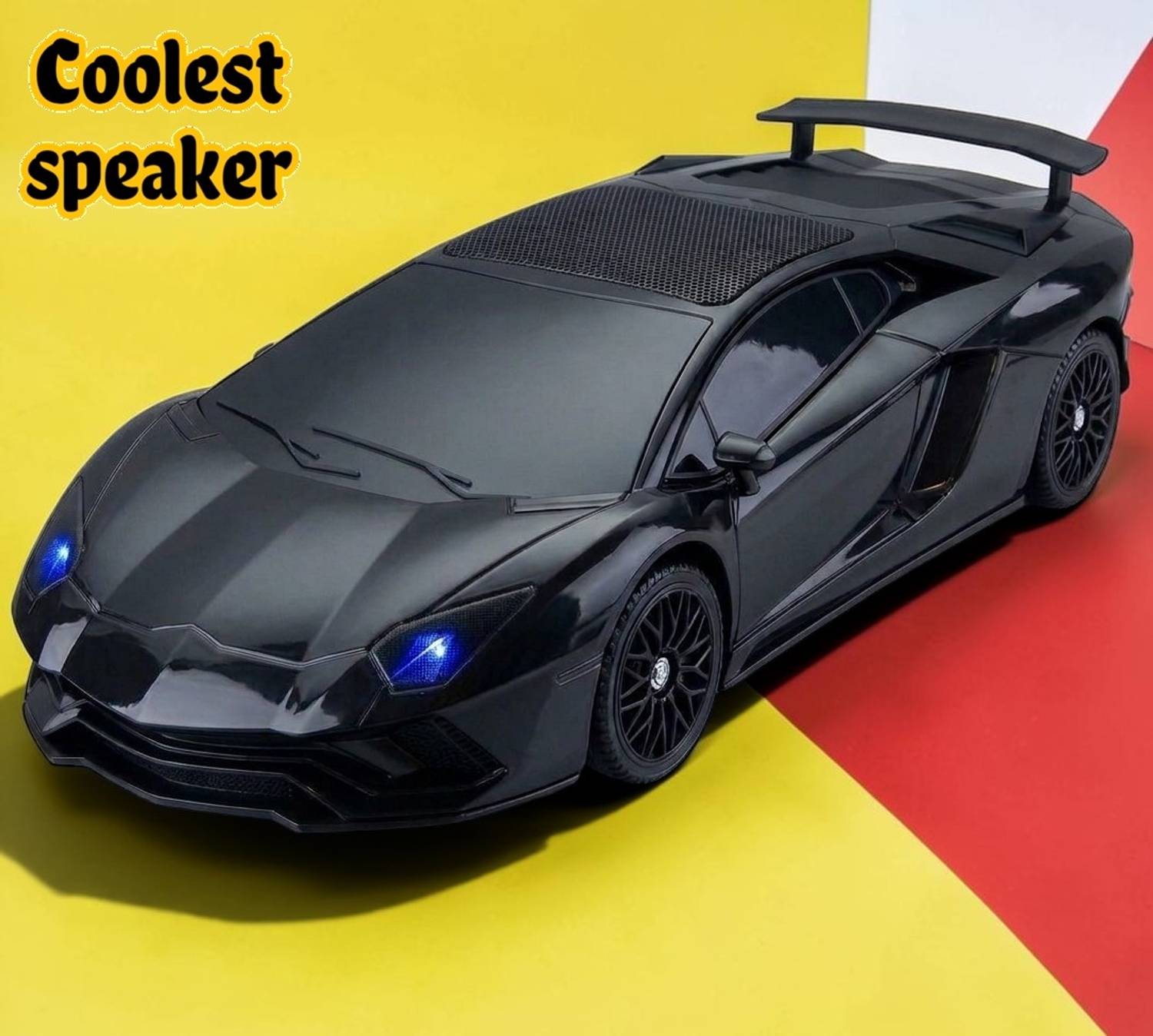 Sagaft C385 Portable Car Shape Wireless Bluetooth Speaker & LED Lights for Music Lovers 10 W Bluetooth Speaker
