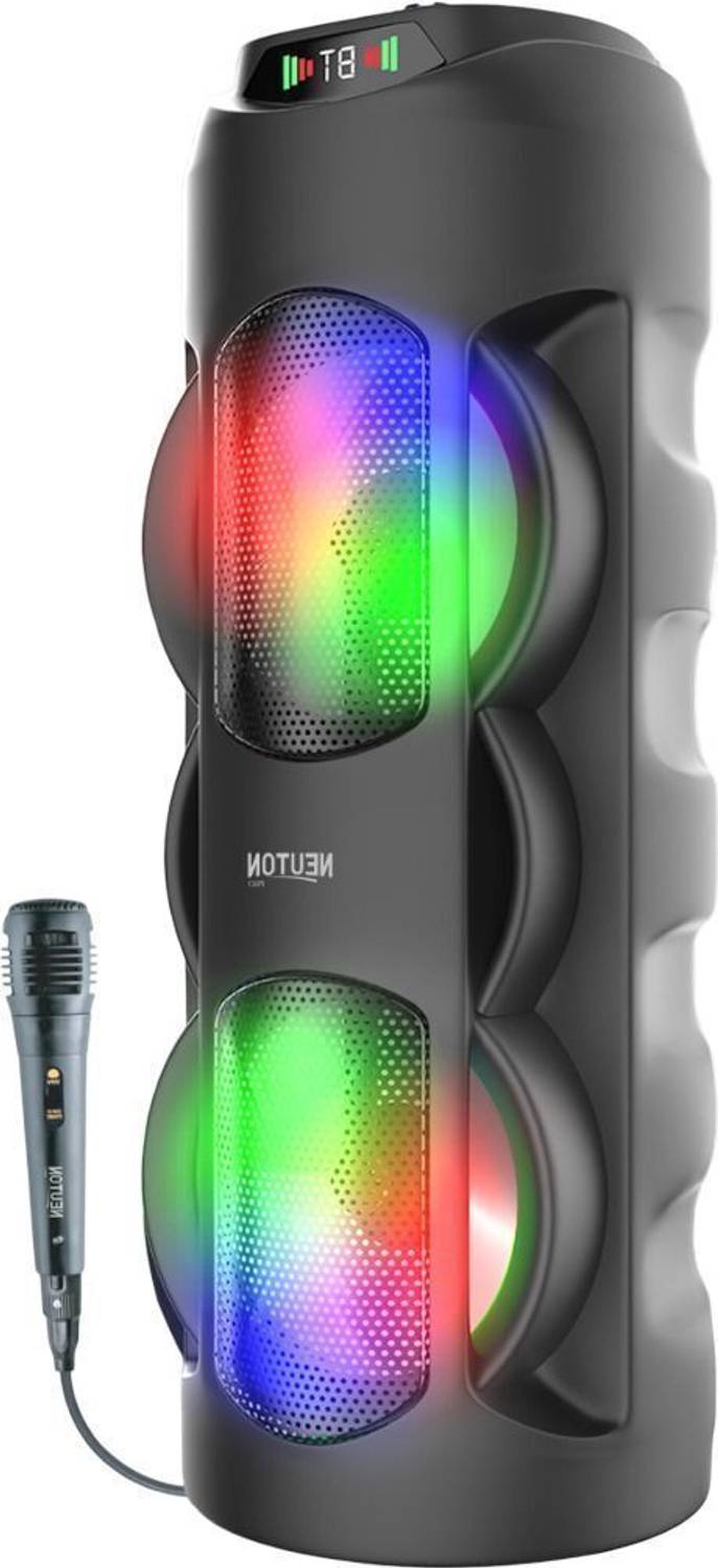 Neuton pro 40W Portable Bluetooth Party Speaker with Wired Microphone, RGB LED Lights 40 W Bluetooth Speaker