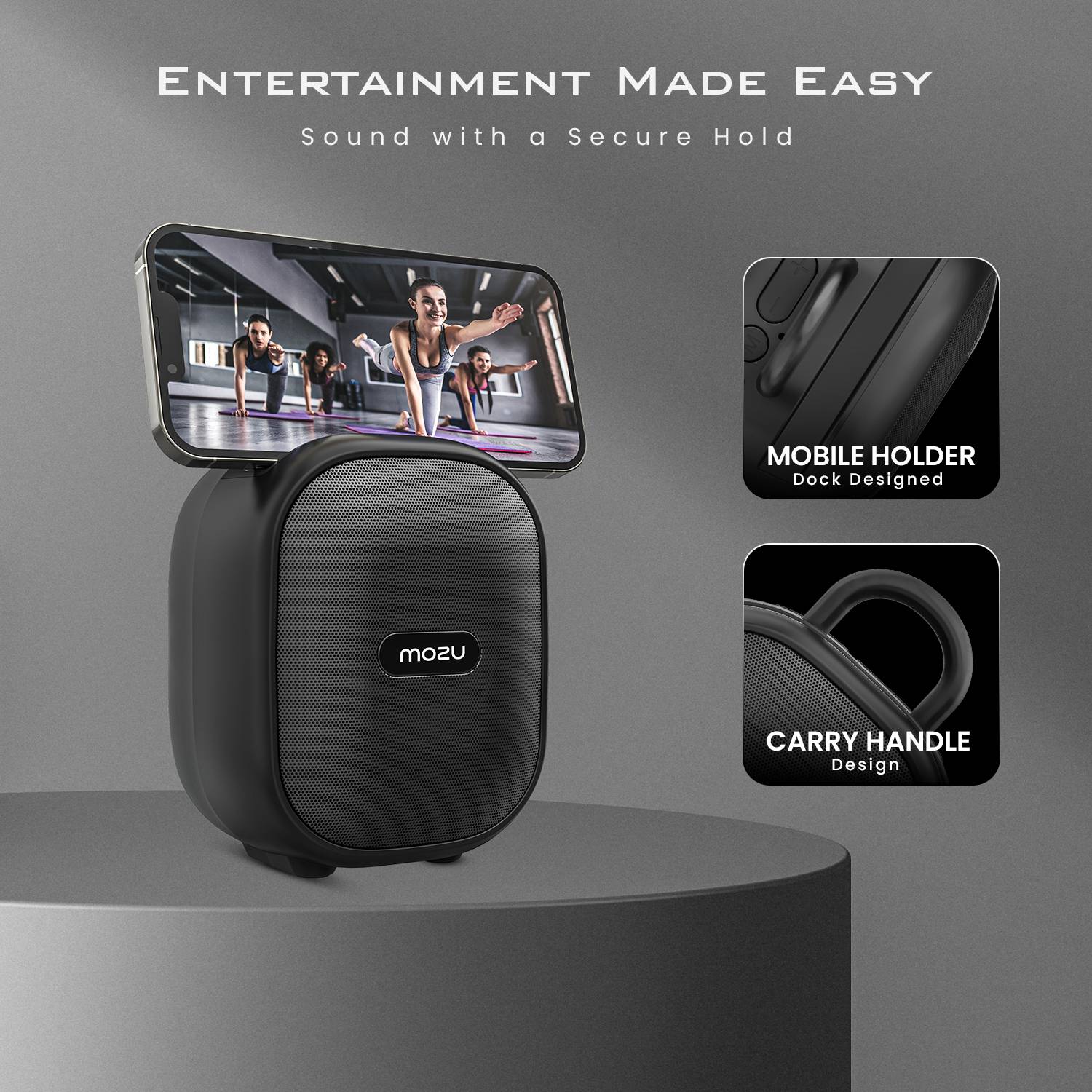 Mozu Bassmore X10 15W Bluetooth Speaker - Image 4