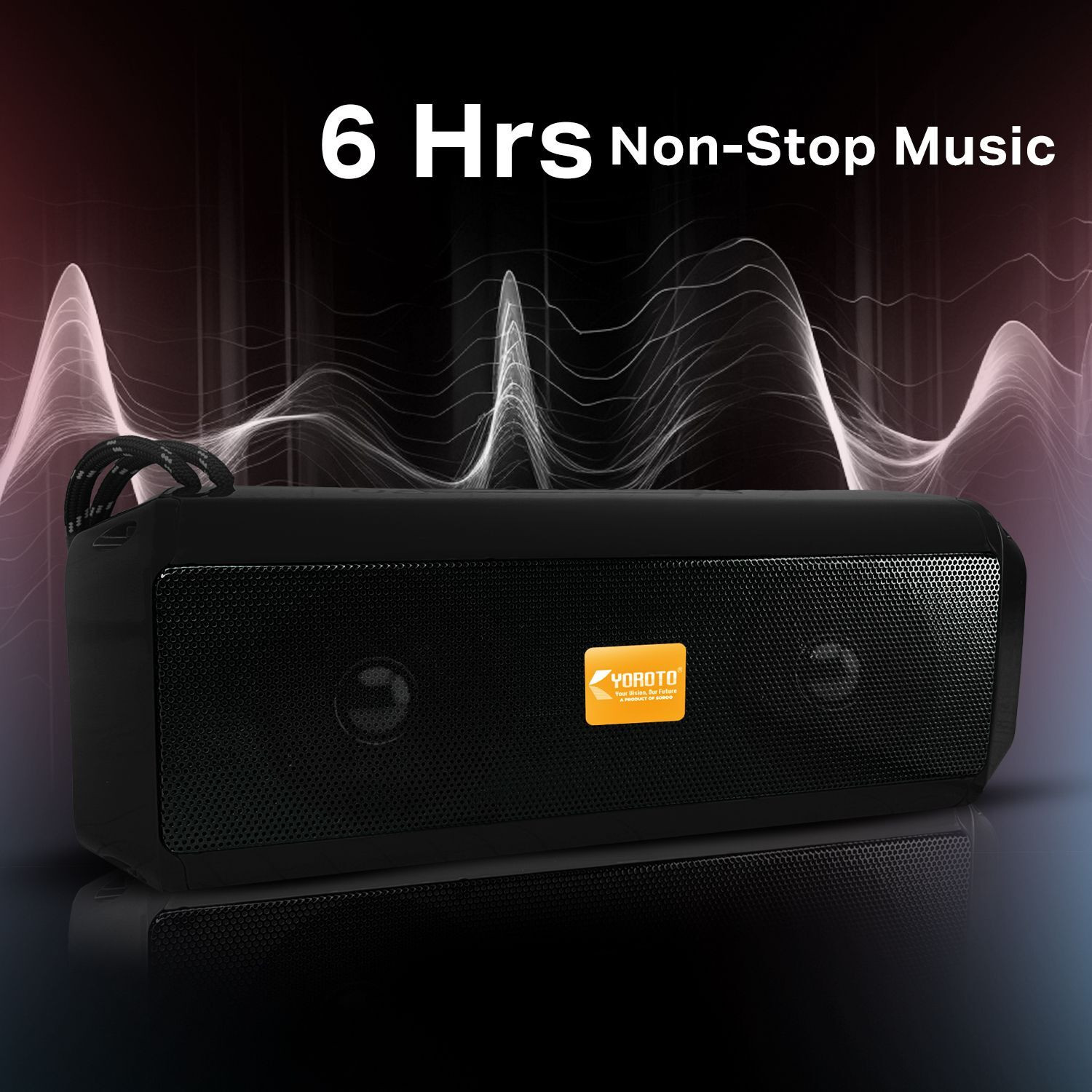 Image of YOROTO Wireless Speaker With RGB Light, Super Sound and Thunder Bass 16 W Bluetooth Speaker