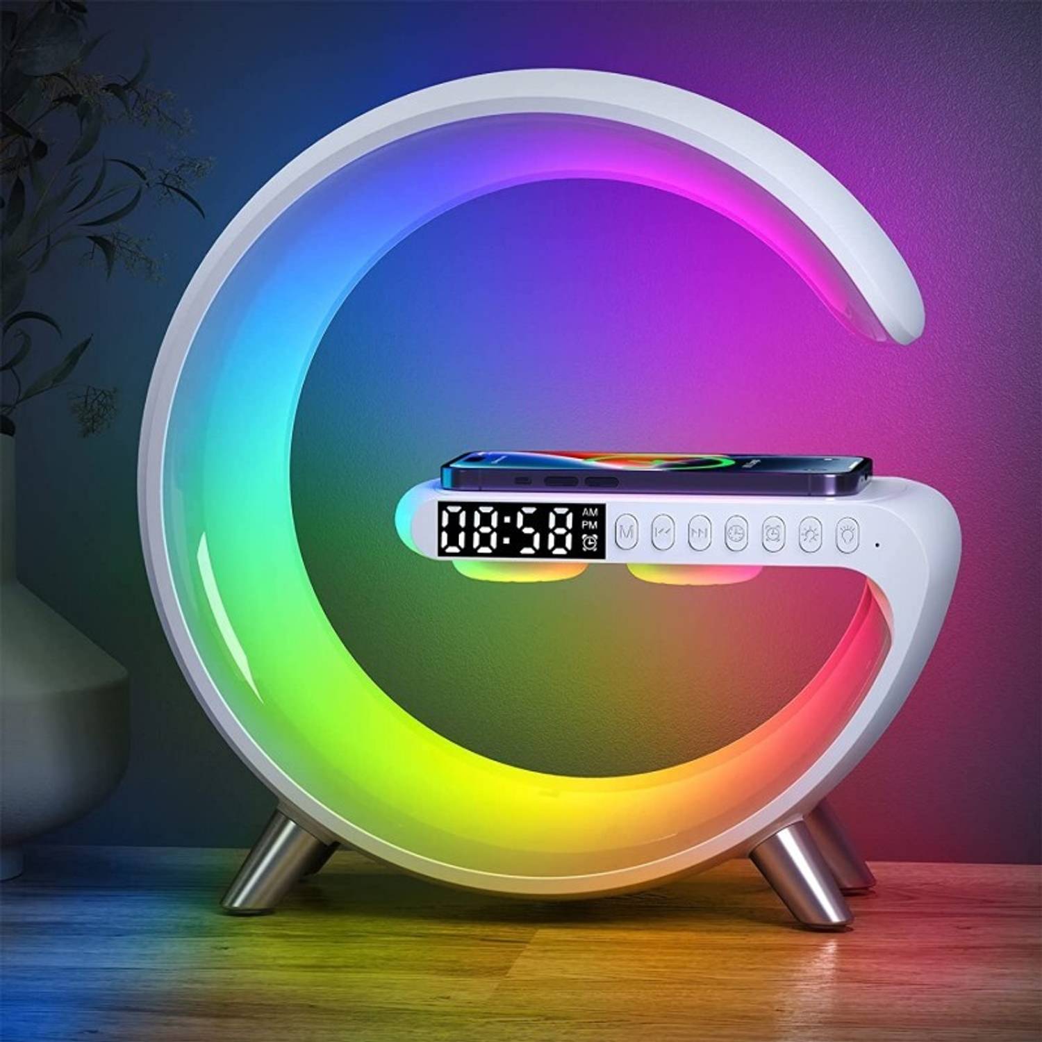 VOLTegIC Smart Light Sound Machine RGB Sunrise Alarm Clock 5W