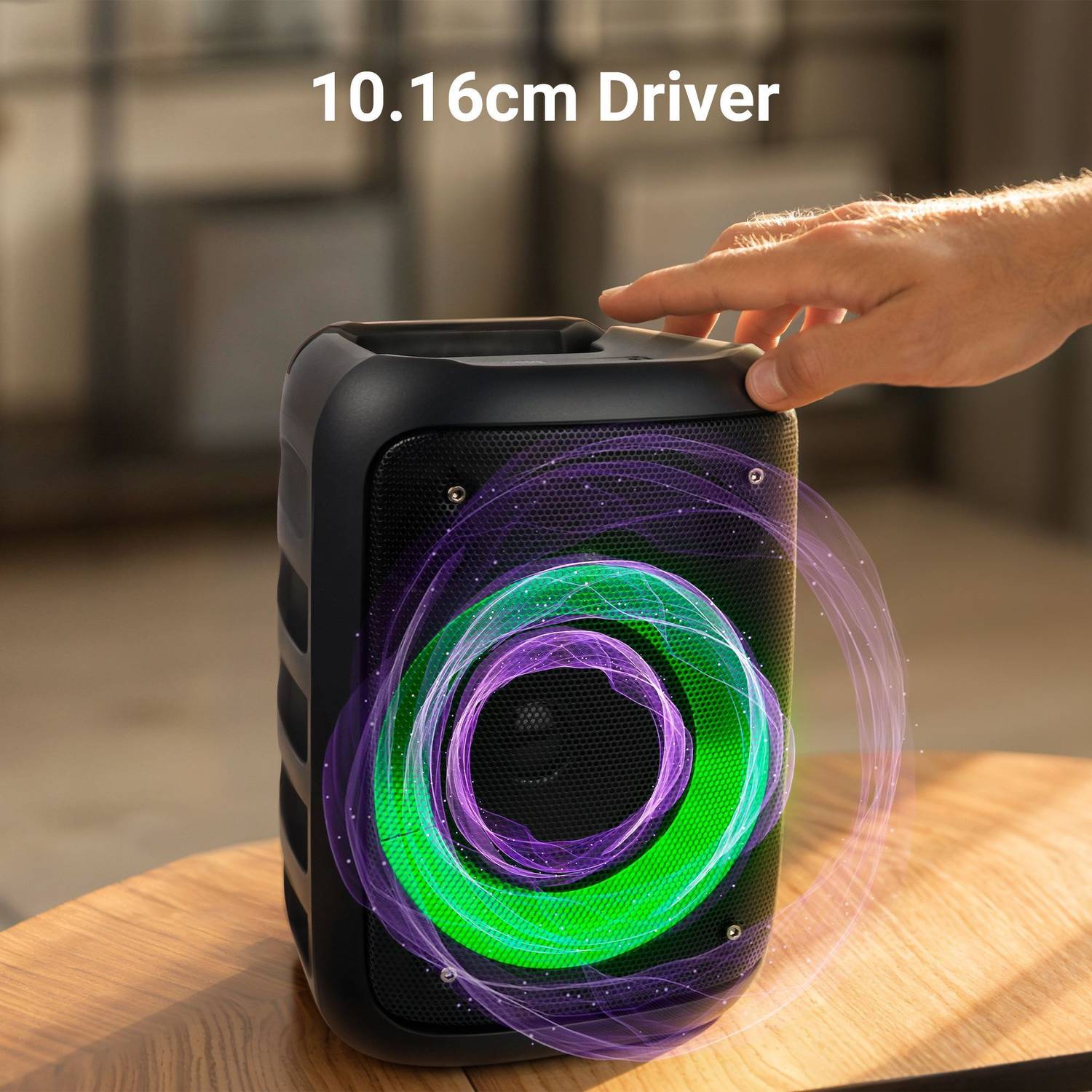 ZEBRONICS ZEB-Buddy 100 20W Bluetooth Speaker Black - Image 3