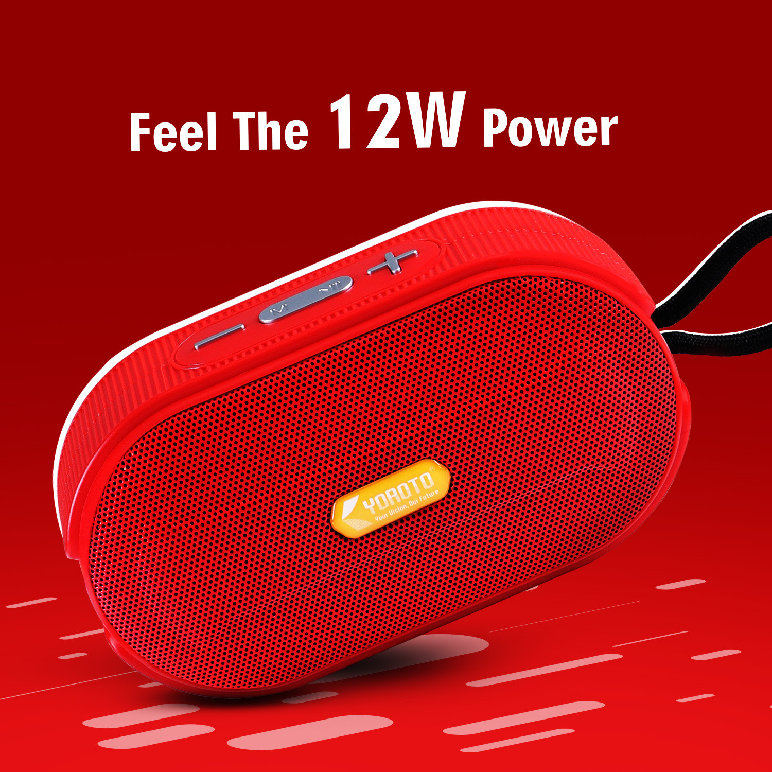 Image of YOROTO Wireless Portable Speaker, Super HD Sound and Deep Heavy Bass 12 W Bluetooth Speaker