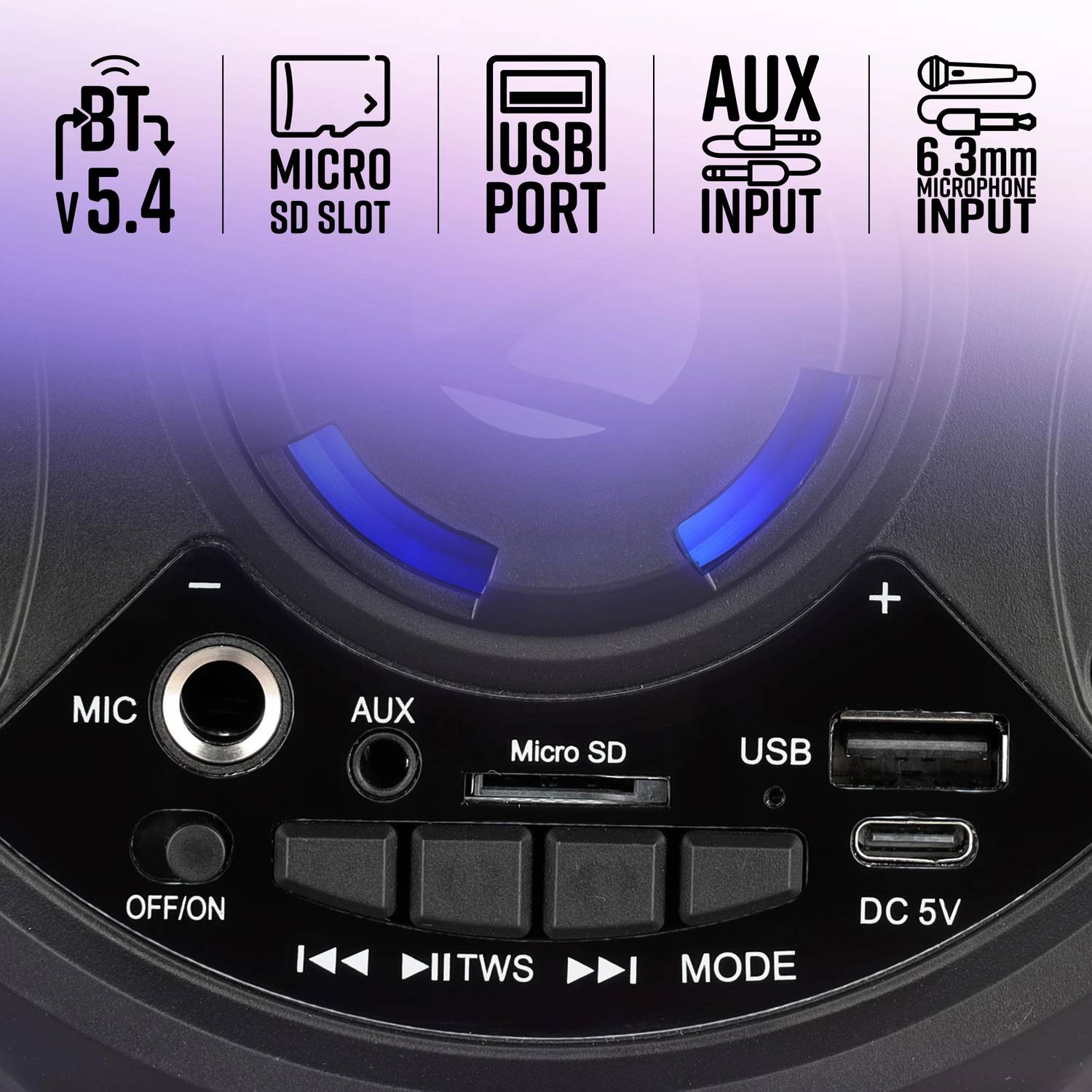ZEBRONICS County Pro 12 20W Bluetooth Speaker - Image 5