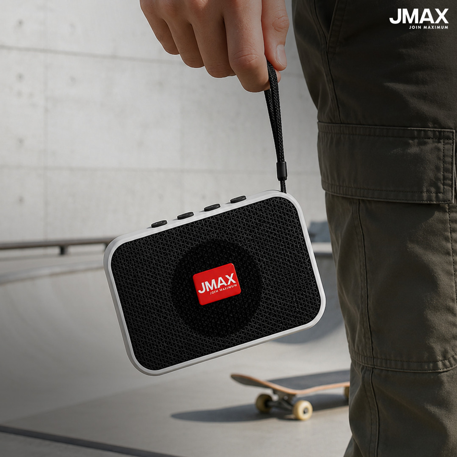 Image of Jmax Portable BT Speaker| 7W, 1200mAh Battery USB /TF, - Outdoor Travel Music System 7 W Bluetooth Speaker