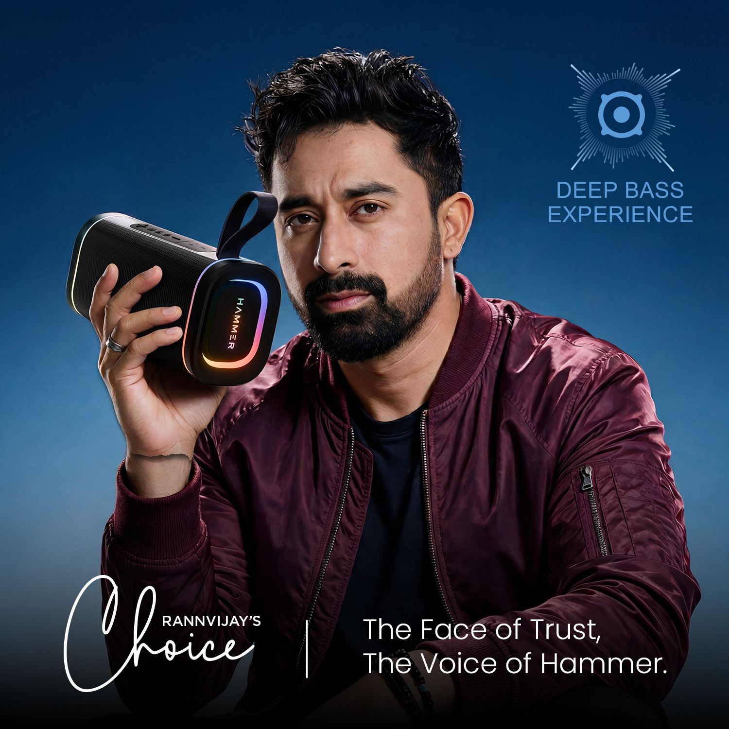 Image of Hammer Wave 2 Speaker with Tws Function, Upto 6 Hours Playtime 20 W Bluetooth Speaker