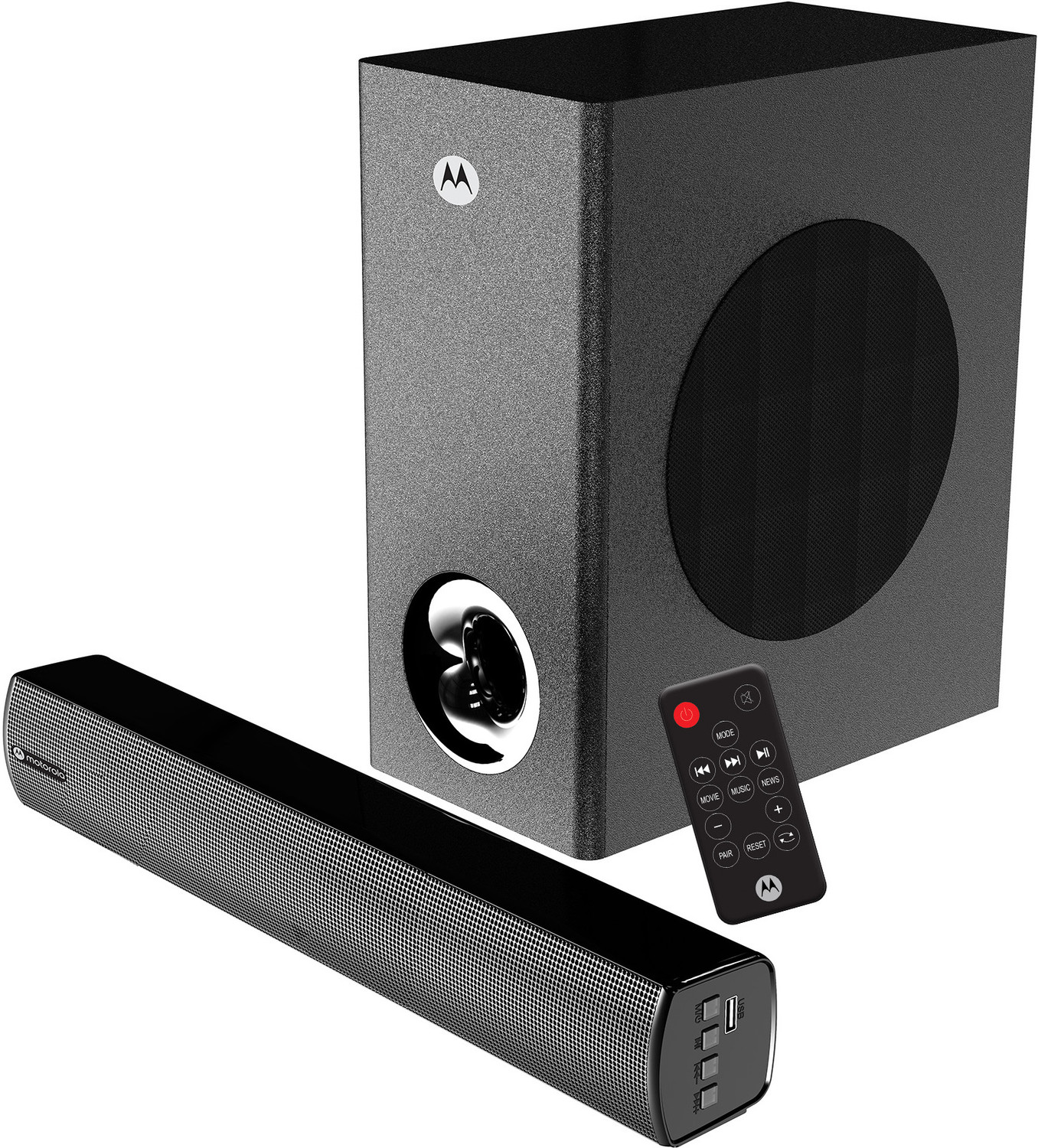 Image of MOTOROLA AmphisoundX Vibe 50 W Bluetooth Soundbar