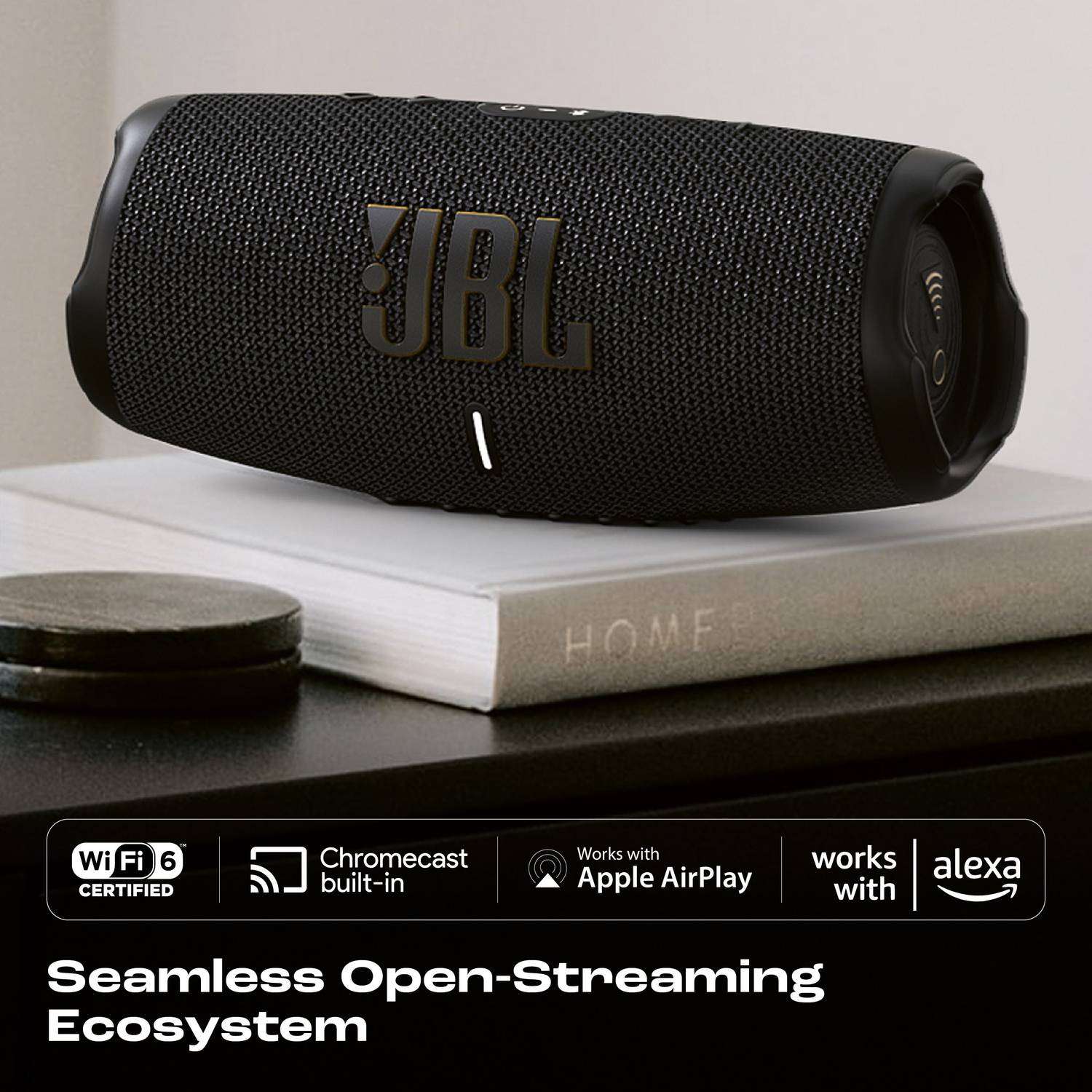 Buy JBL Charge 5 Wifi, 20H Playtime, Deep Bass, Built-in Powerbank