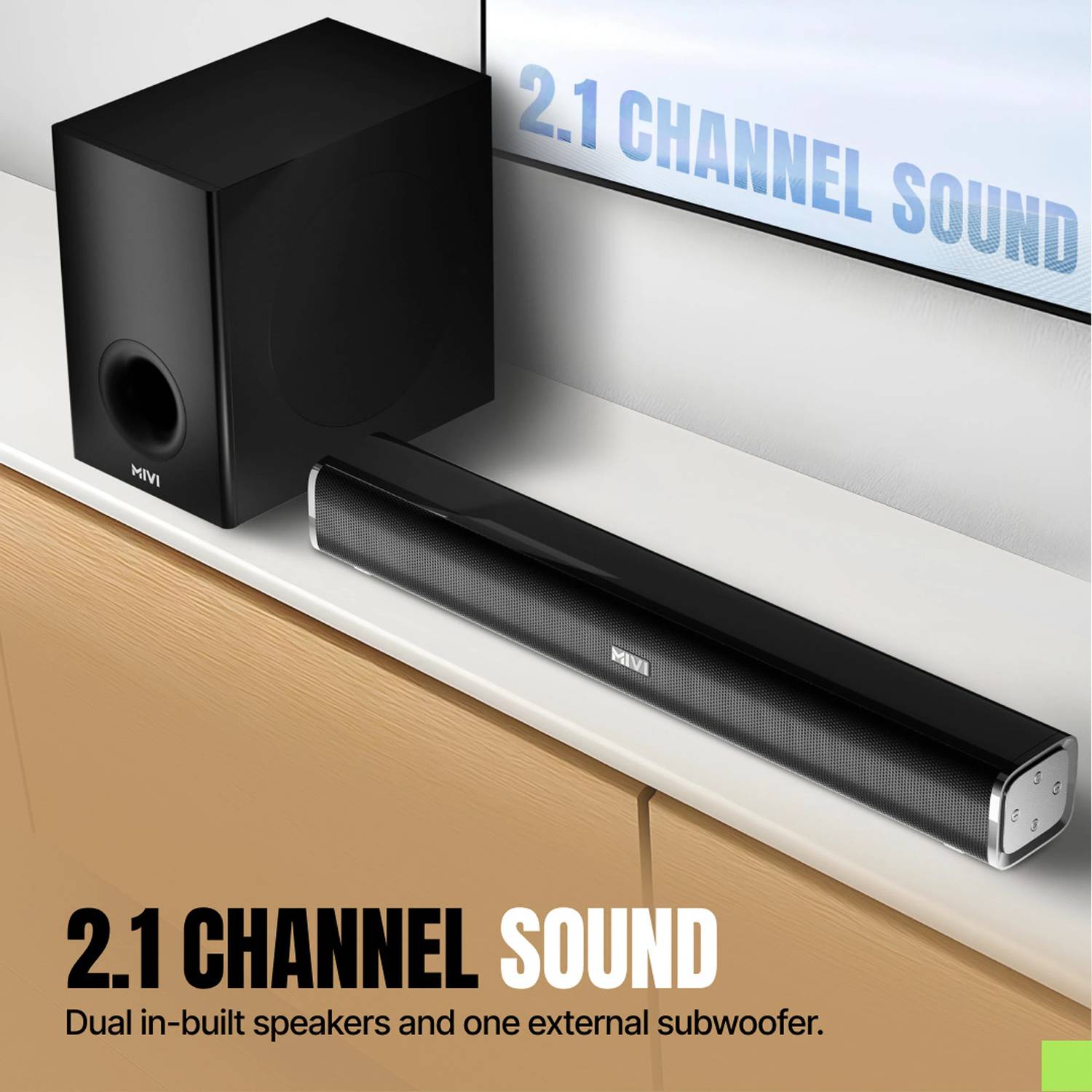 Mivi Fort H160 160W 2.1 Channel Soundbar - Image 4